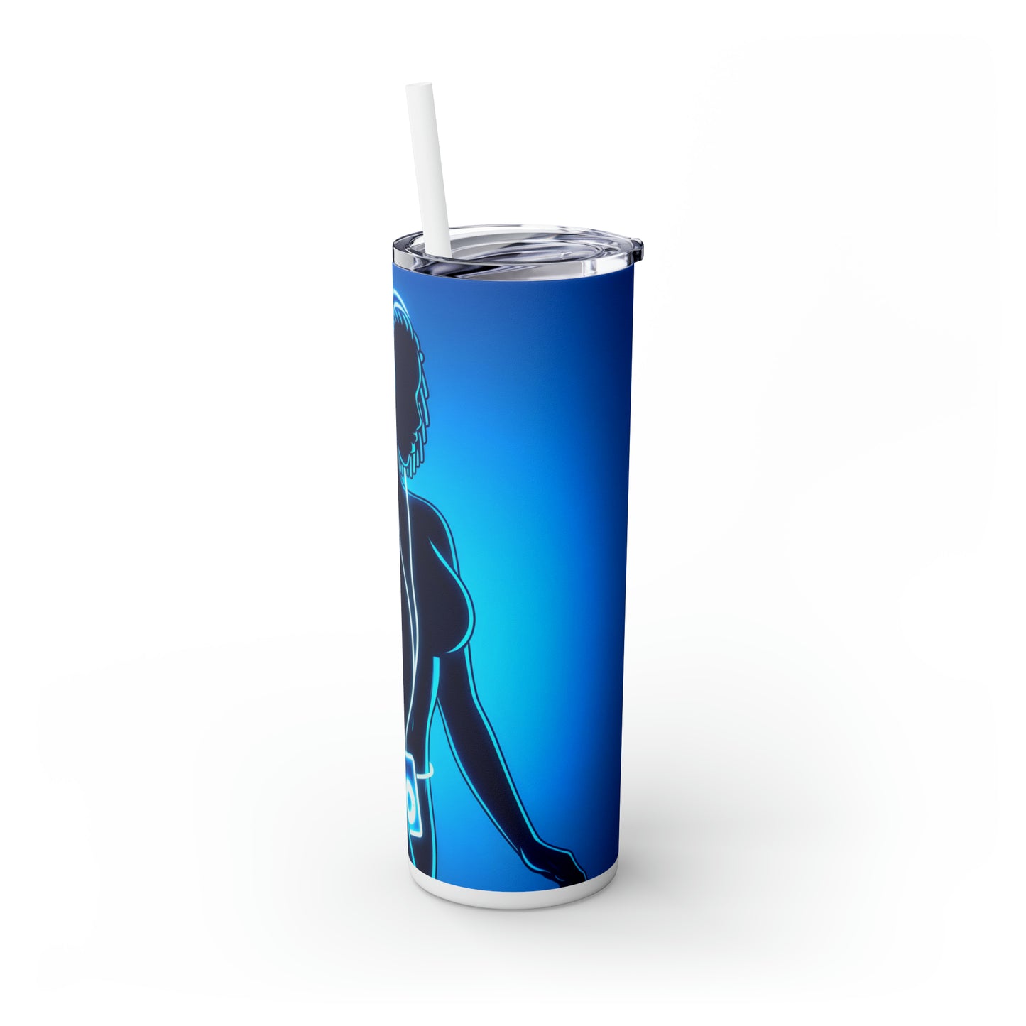 Skinny Tumbler with Straw, 20oz
