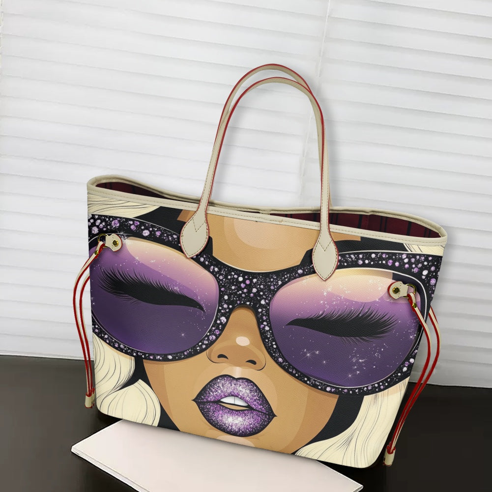 Shades of Velvet Collection - Women PU Leather Handbags - #2012