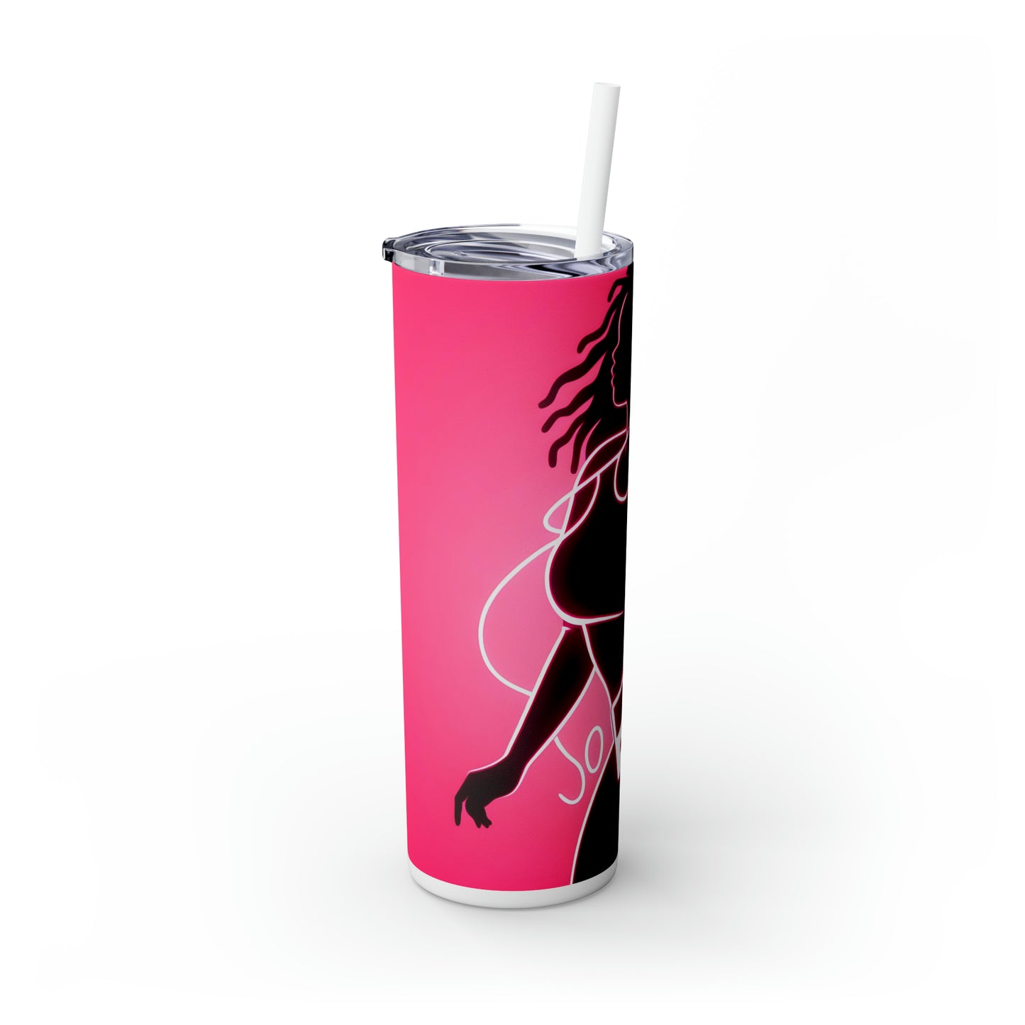 Skinny Tumbler with Straw, 20oz