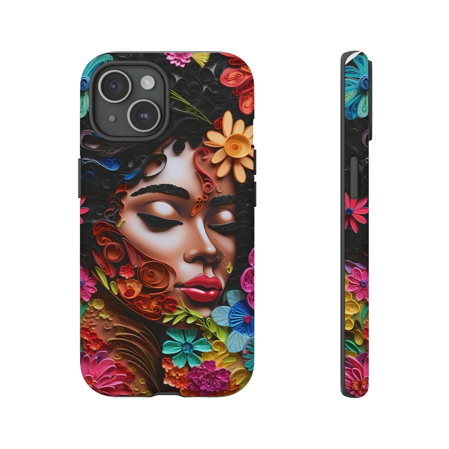 Tough Phone Cases - Black Girl Art - Velvet's