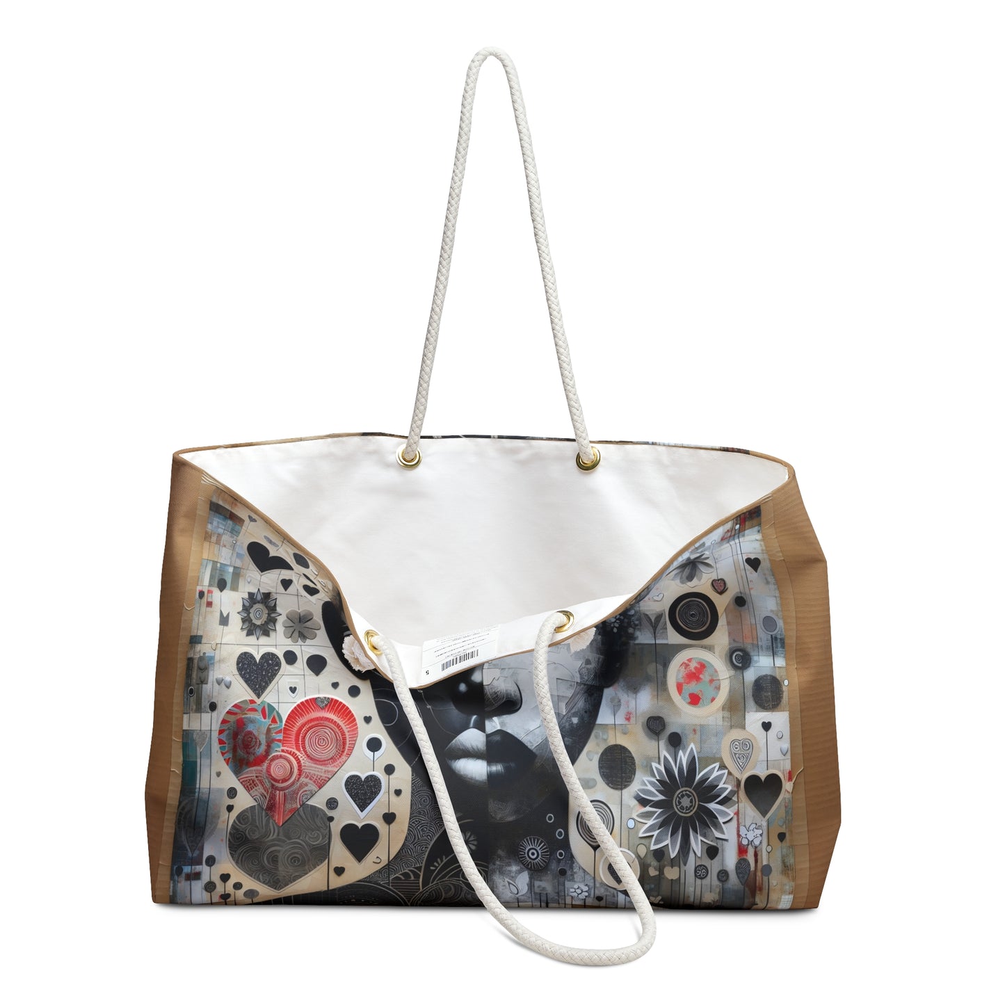 Heartfelt Reflections: Mixed Media Art Collection - Weekender Bag - #2013