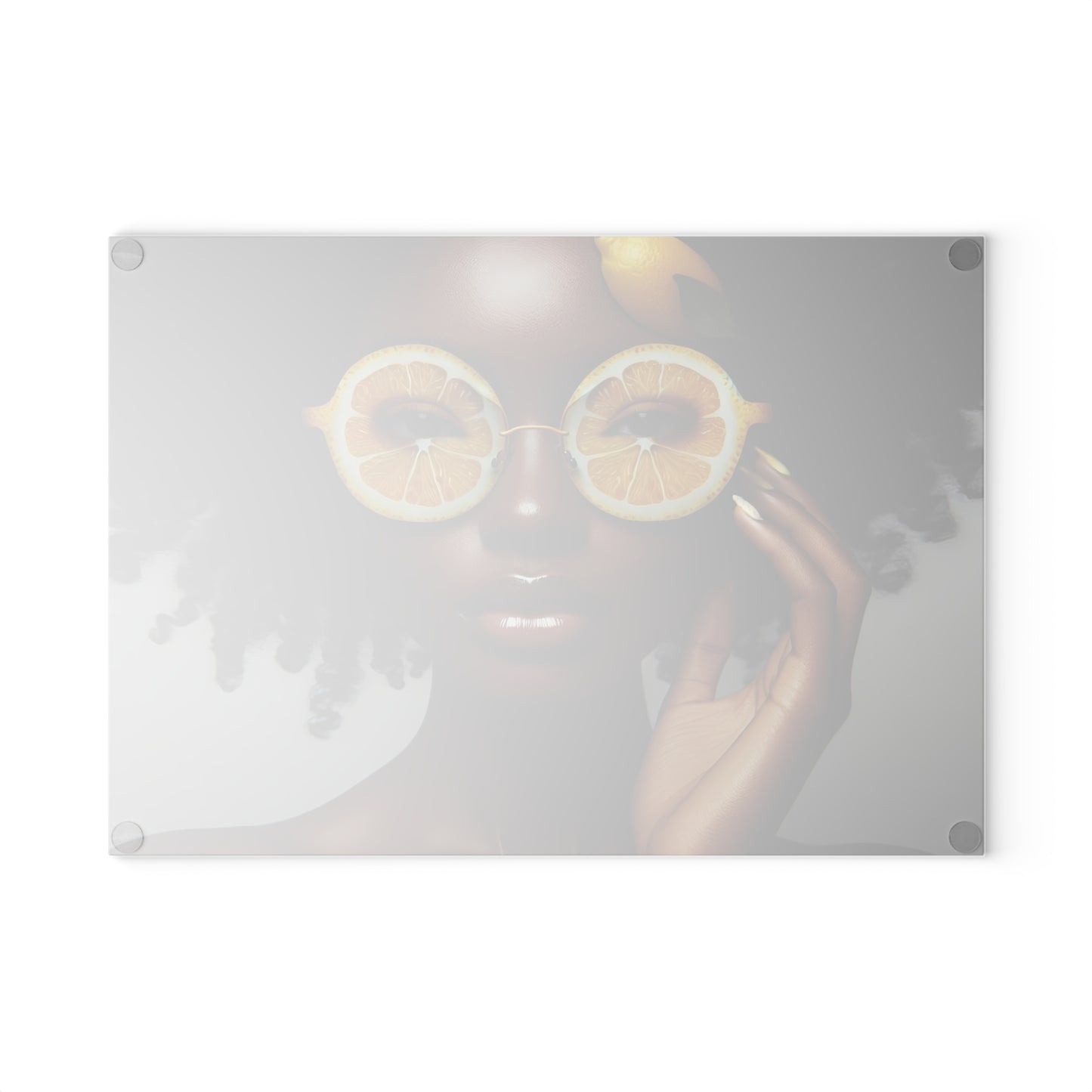 Glass Cutting Board - Velvet's View: The Lemon Delight Collection – 2017