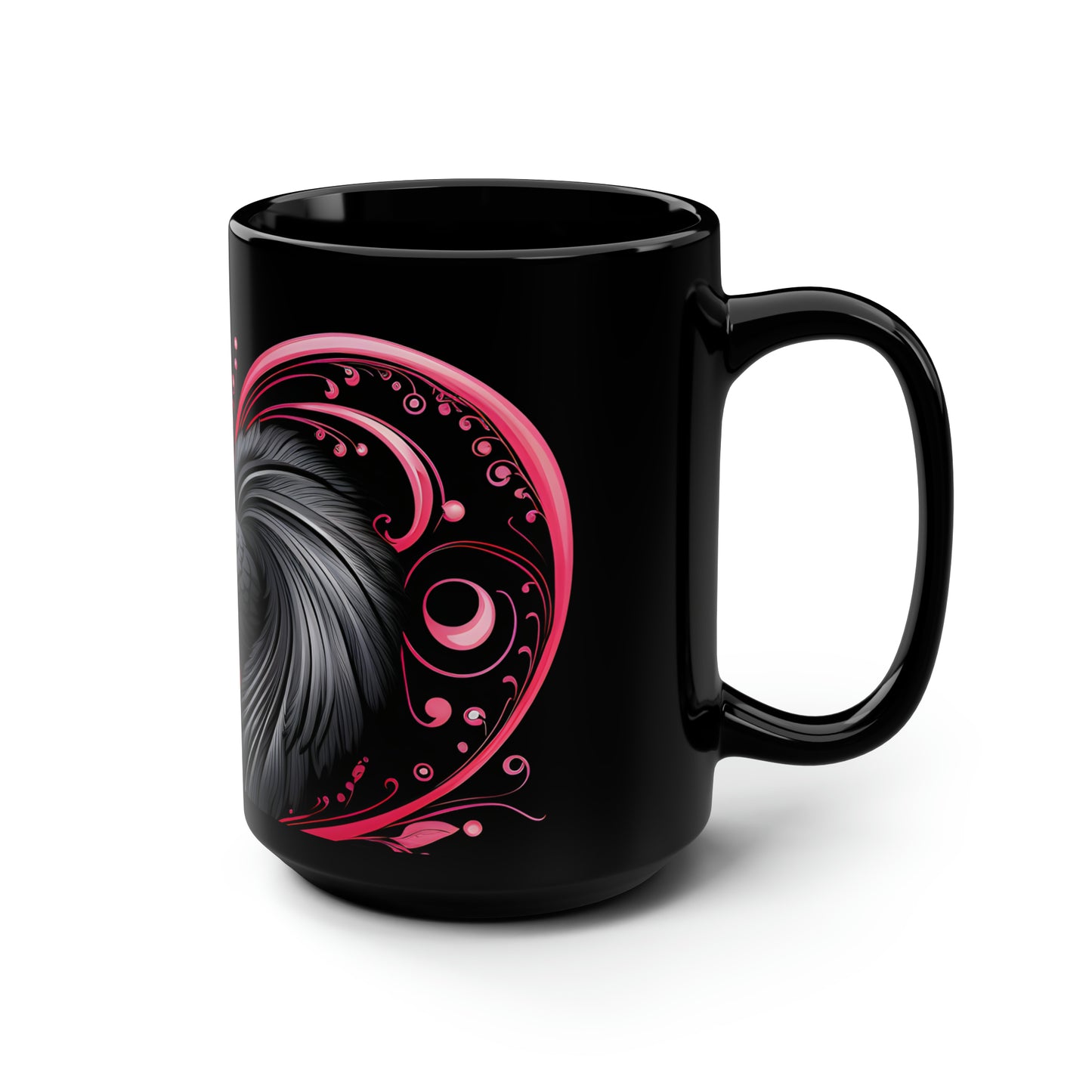 Black Mug, 15oz