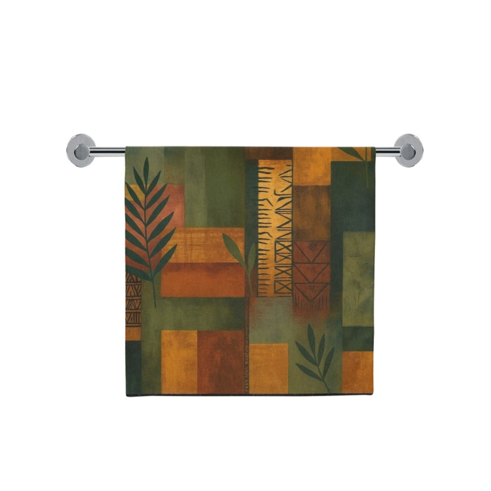 Rooted in Earth, Woven in Culture: Afrocentric Decor Inspired by Textiles, Texture & Legacy - Bath Towel 30"x56" - B56258