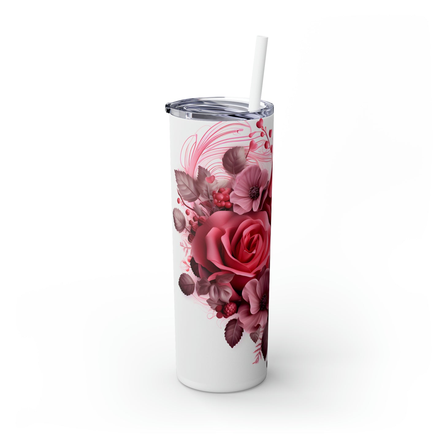 Skinny Tumbler with Straw, 20oz