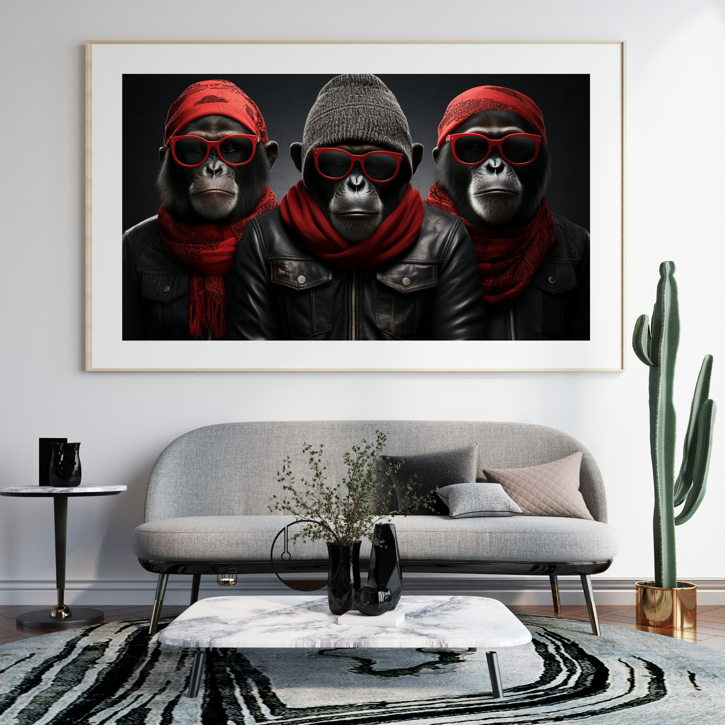 Digital Art - Primates with Panache - #2011