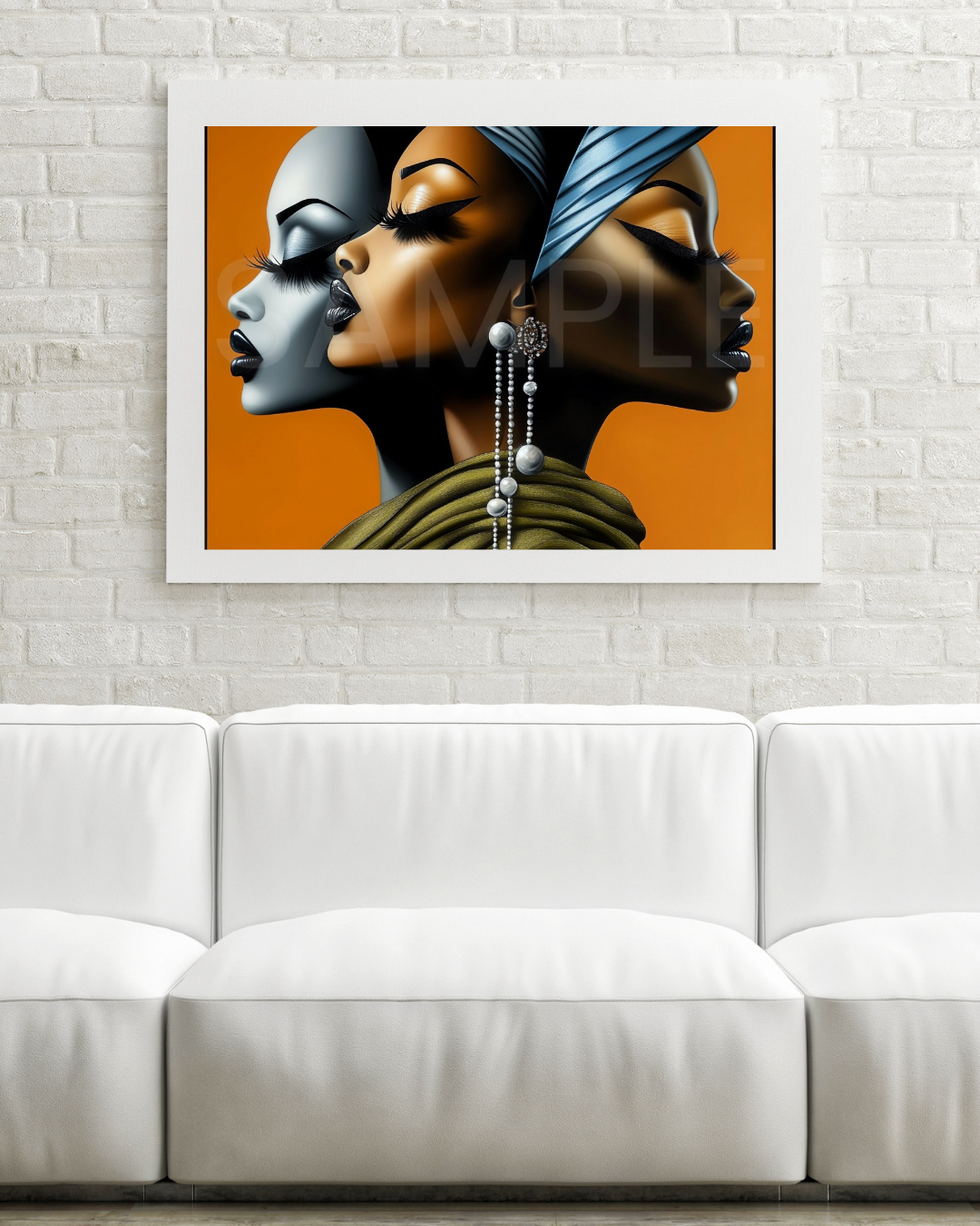 Ethereal Essence: Stunning Black Girl Art Prints for Empowerment and Elegance 1007