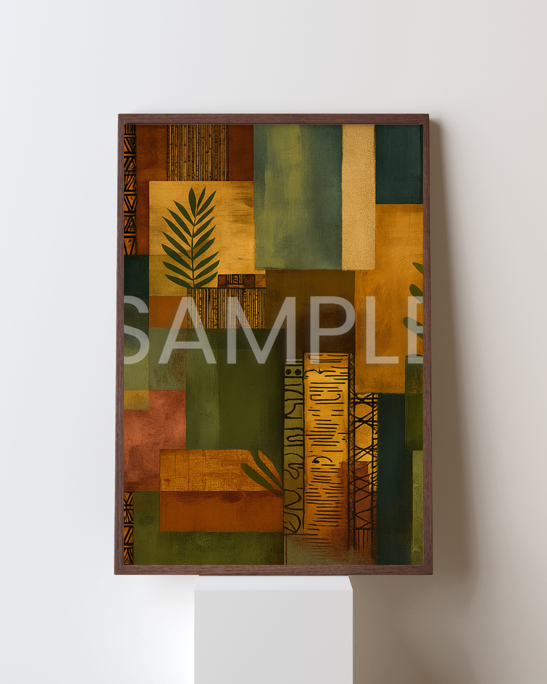Rooted in Earth, Woven in Culture: Afrocentric Decor Inspired by Textiles, Texture & Legacy - Square Towel 13“x13” - B56258