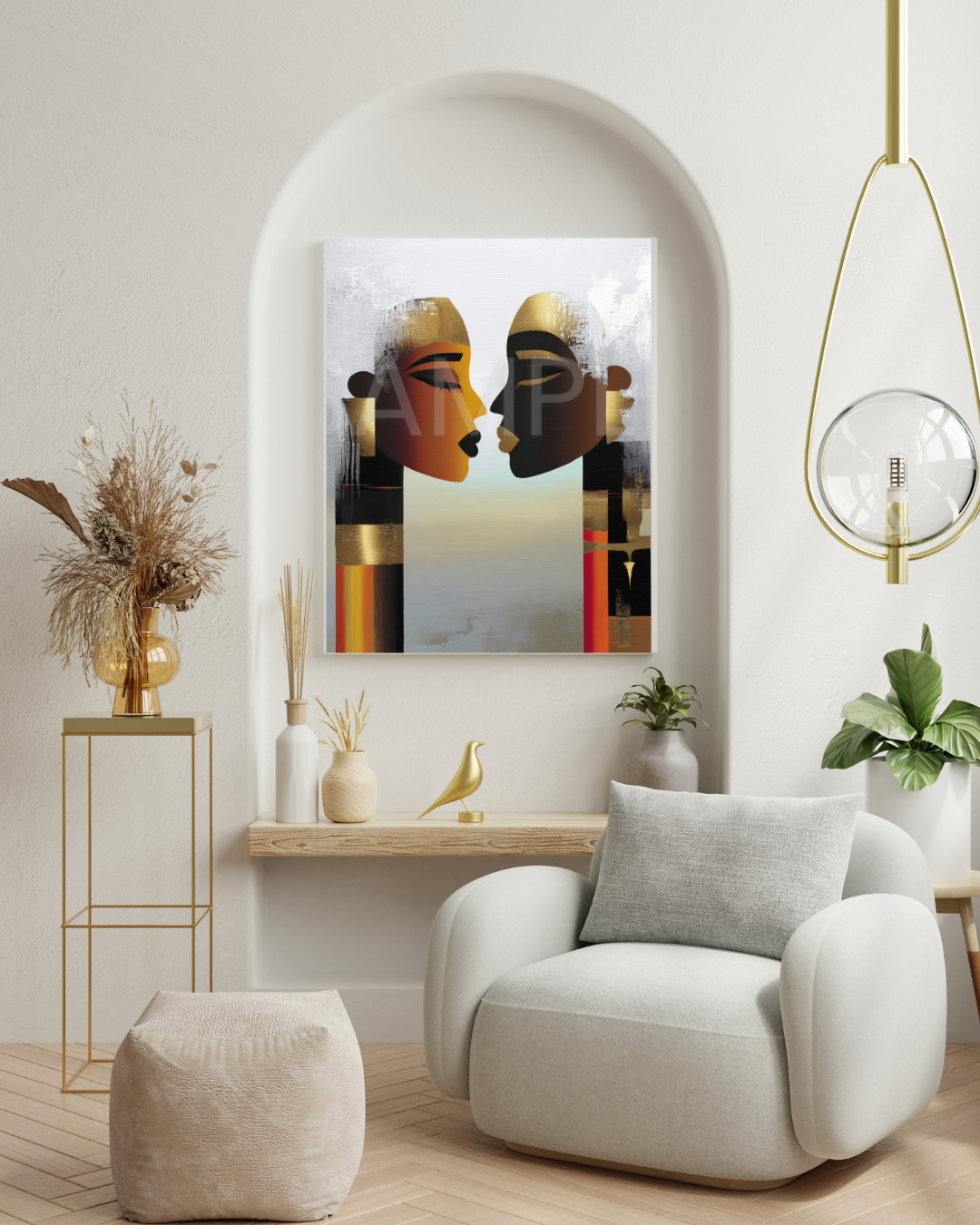 Reflections in Gold: The Duality of Black Beauty- Velvet's View -415285