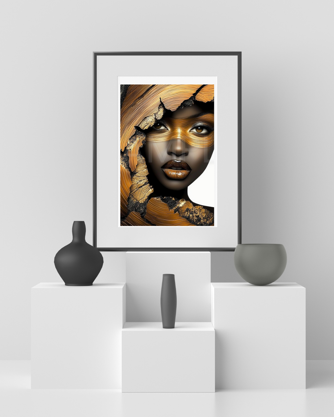 Carved in Glory: Afro-Elegance Reimagined by Velvet’s View - 82614k9