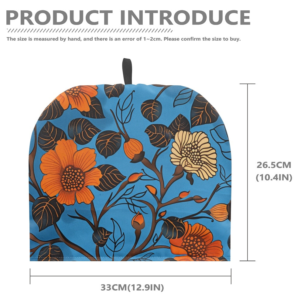 Cavcas Teapot Cover - Velvet's View - Elegant Adinkra-Inspired Fabric Collection -