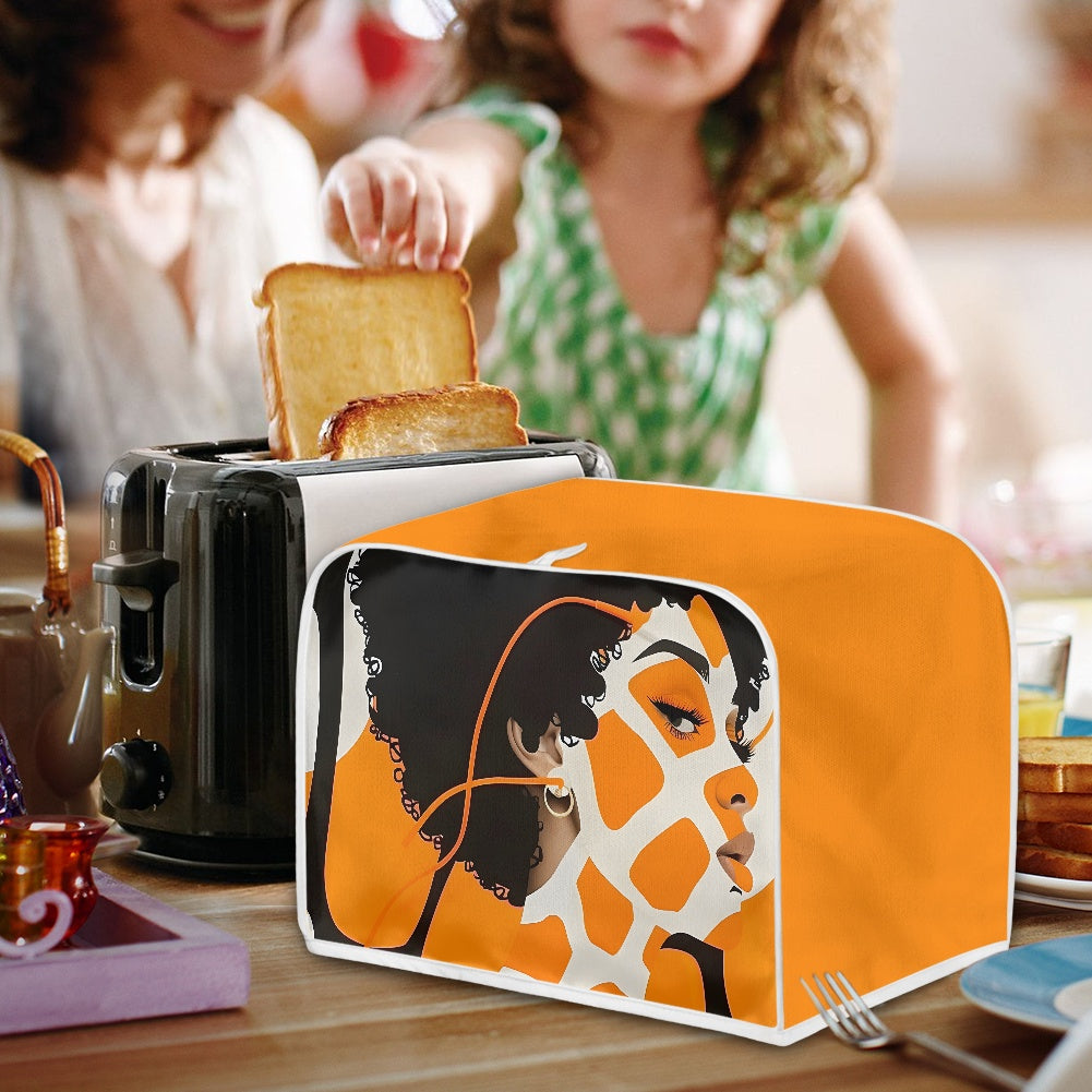 Toaster Cover - Velvet's View - Giraffe Essence - A Fusion of Nature and Elegance Collection