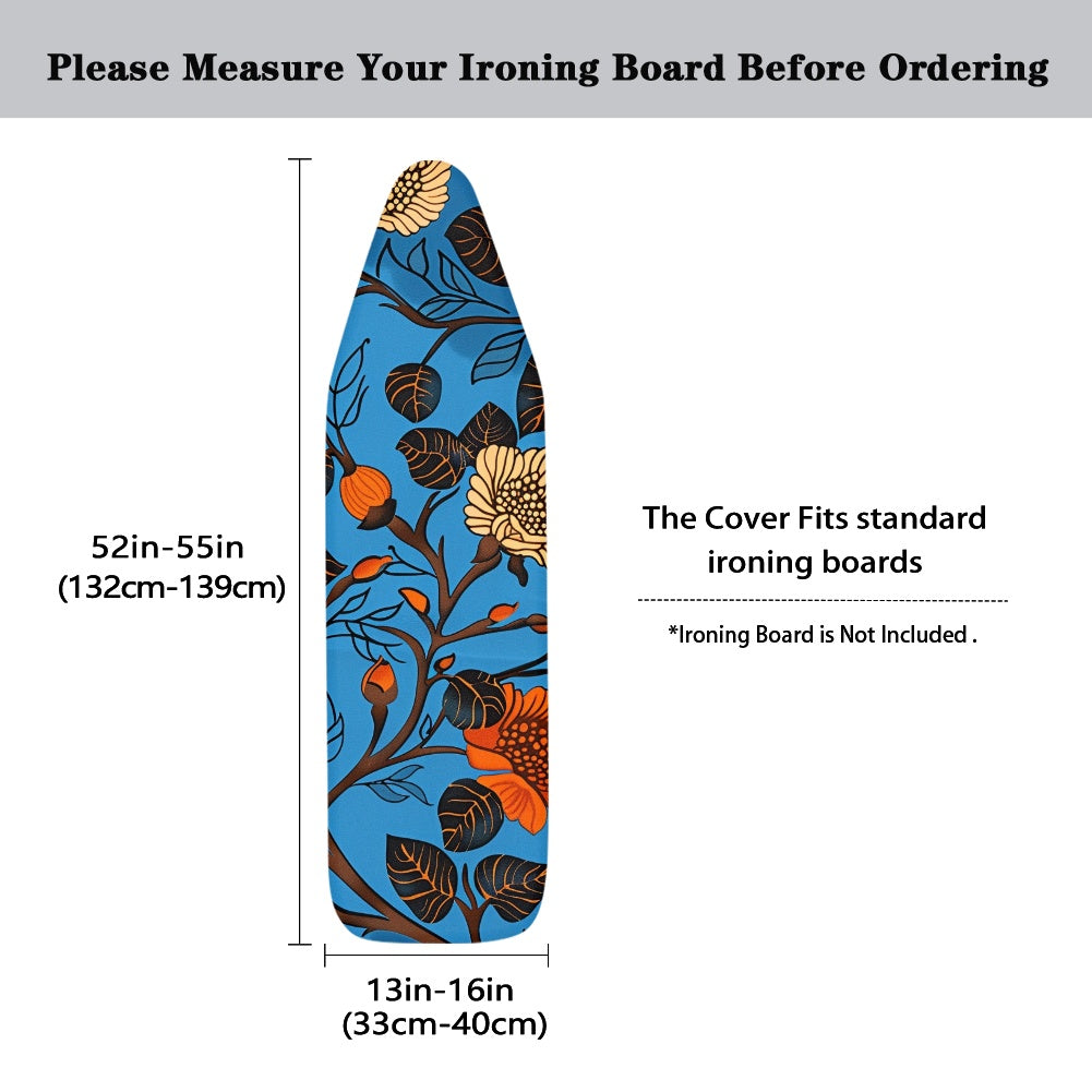Ironing Board Cover - Velvet's View - Elegant Adinkra-Inspired Fabric Collection