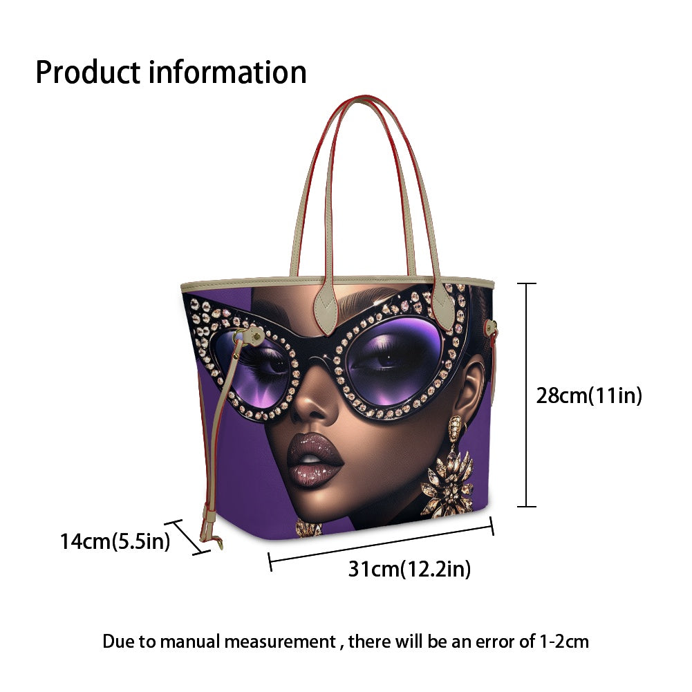 Shades of Velvet Collection - Women PU Leather Handbags - #2011