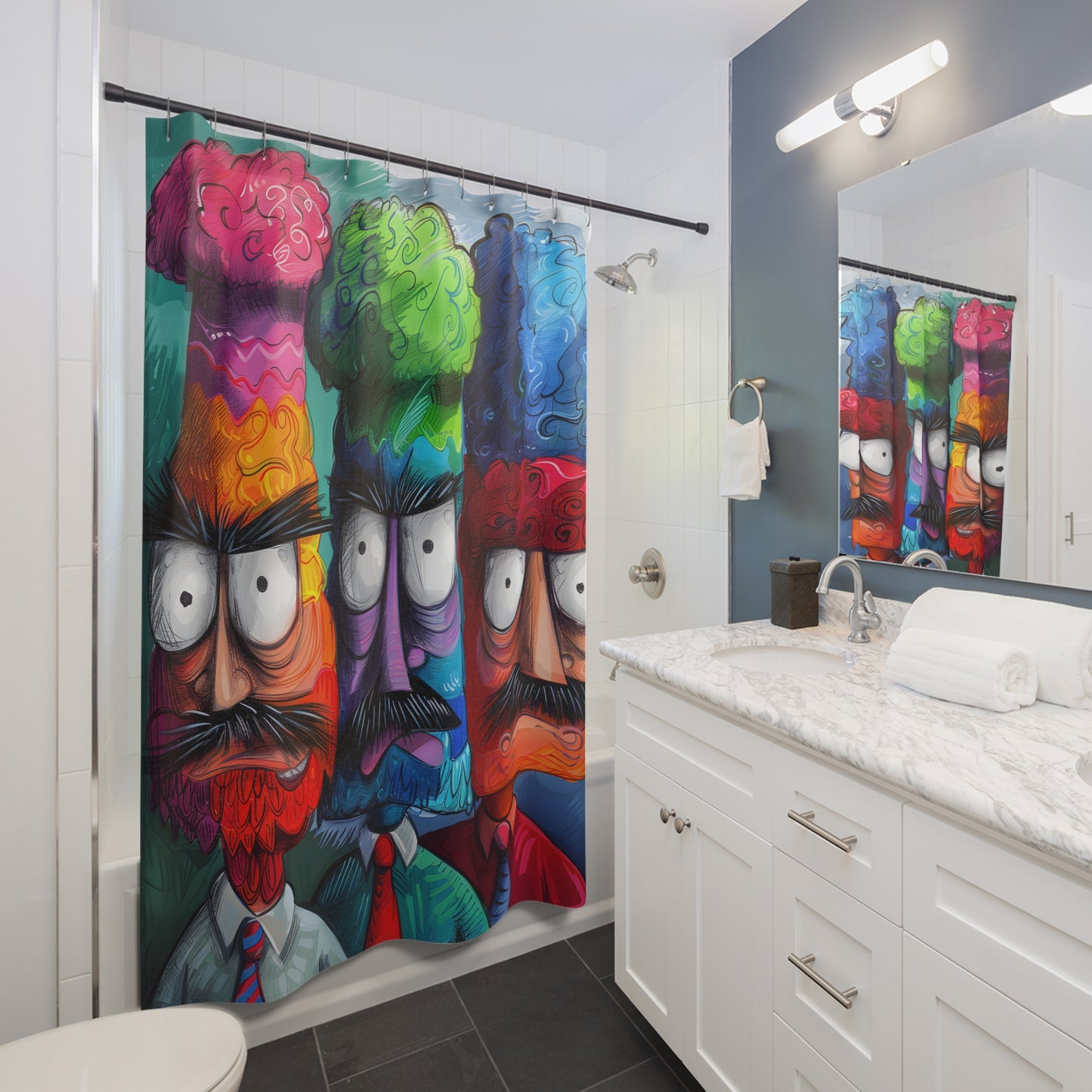 Shower Curtains - Whimsical Wonders: Towel and Shower Curtain Collection - #2013
