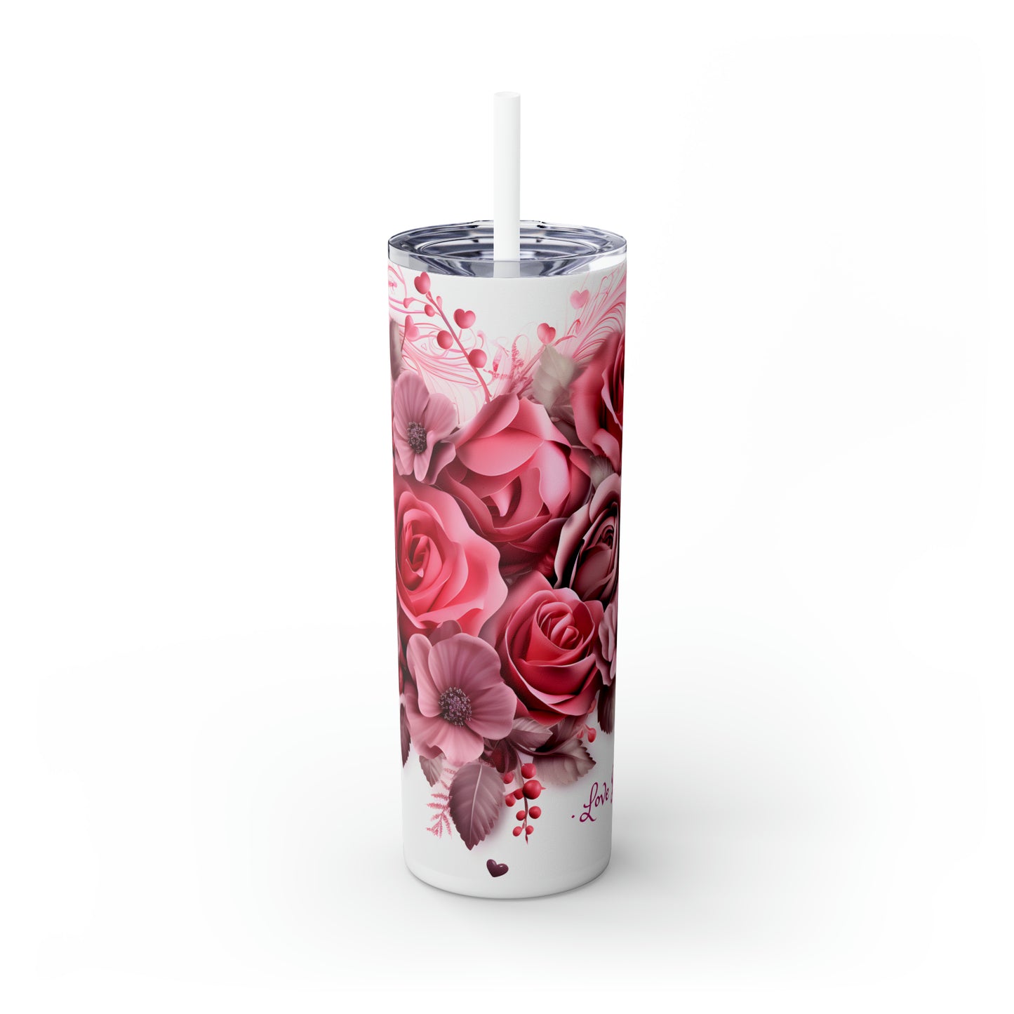 Skinny Tumbler with Straw, 20oz