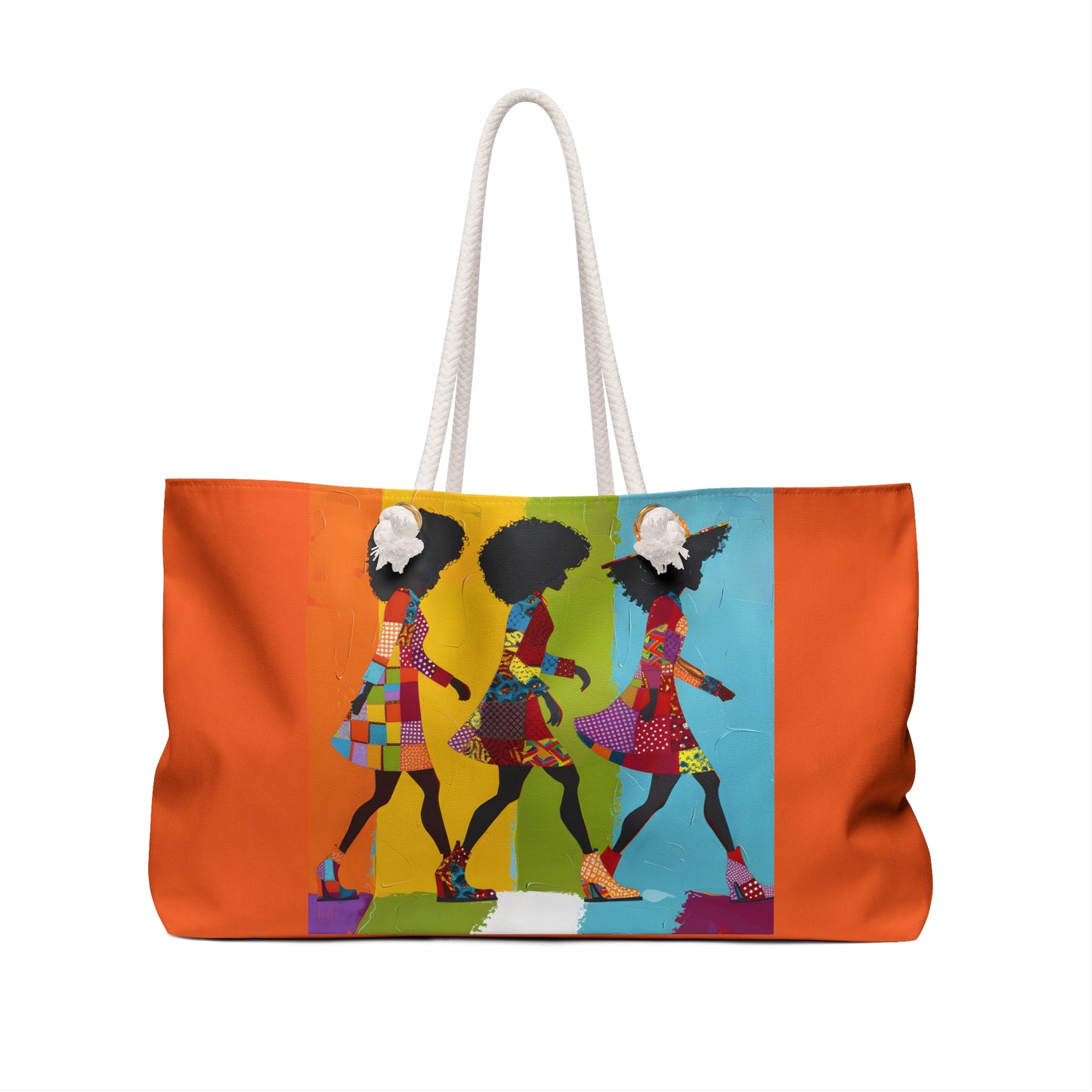 Weekender Bag - Afro Chic: A Celebration of Vibrant Elegance - #2017