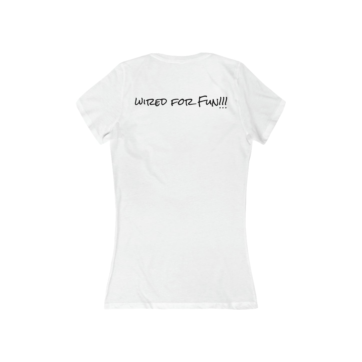 Funny Art Women's Jersey Short Sleeve Deep V-Neck Tee - #2011