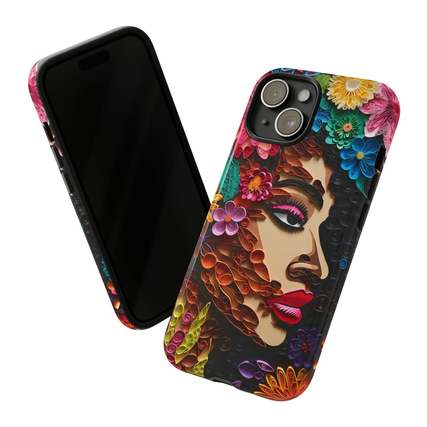 Tough Phone Cases - Black Girl Art - Velvet's