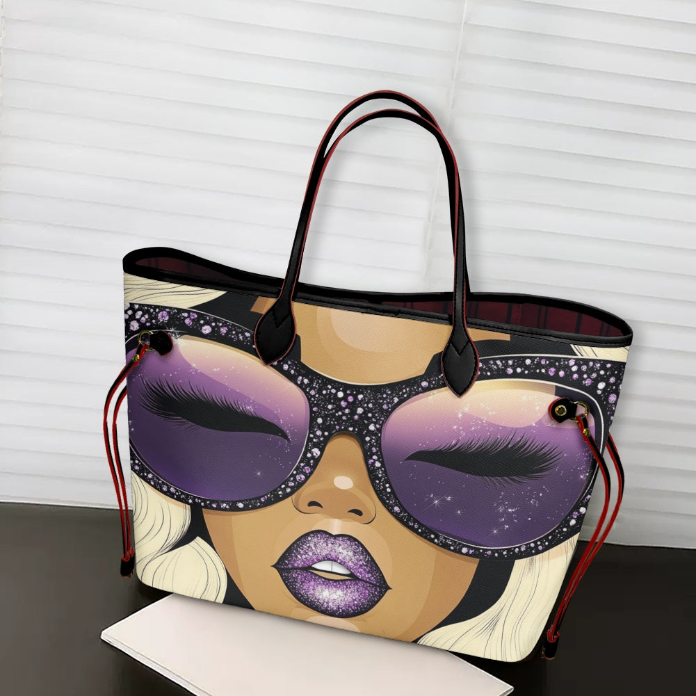 Shades of Velvet Collection - Women PU Leather Handbags - #2012
