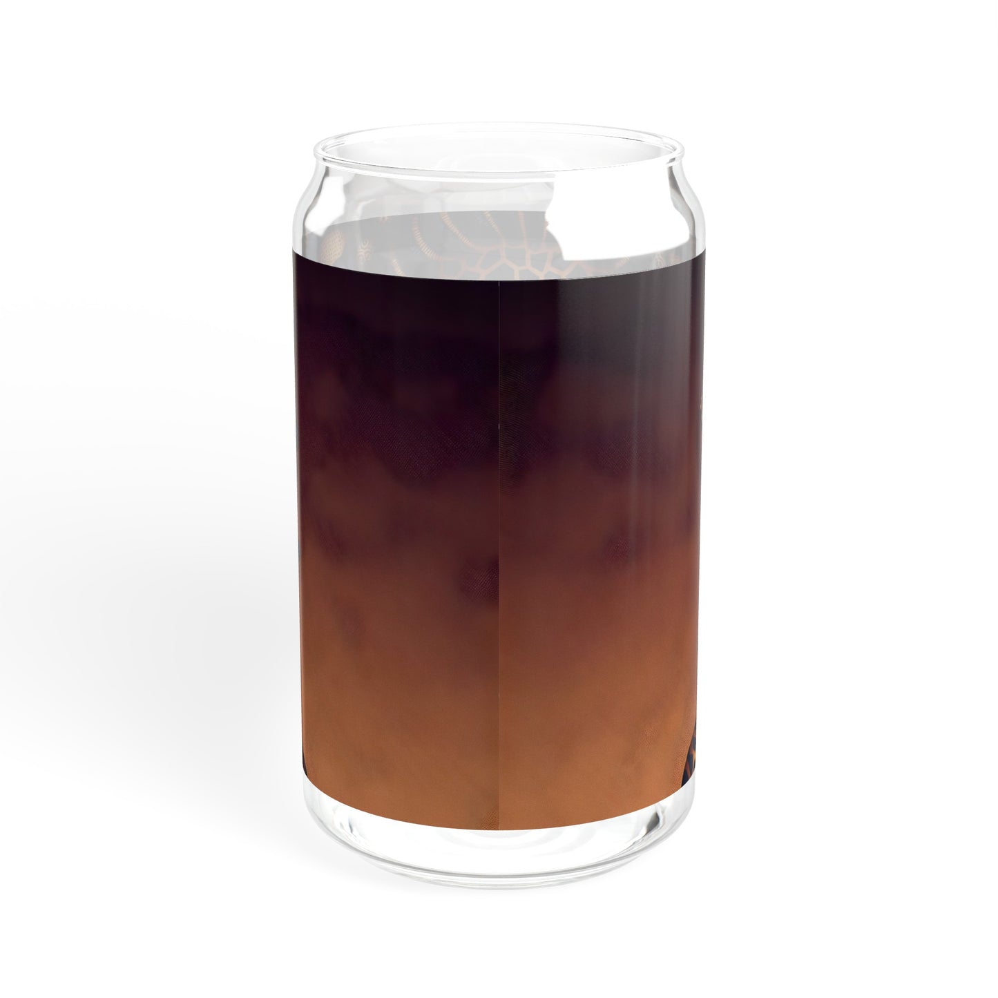 Sipper Glass - Black Girl Art - Velvet's View - Regal Radiance Collection - 16oz