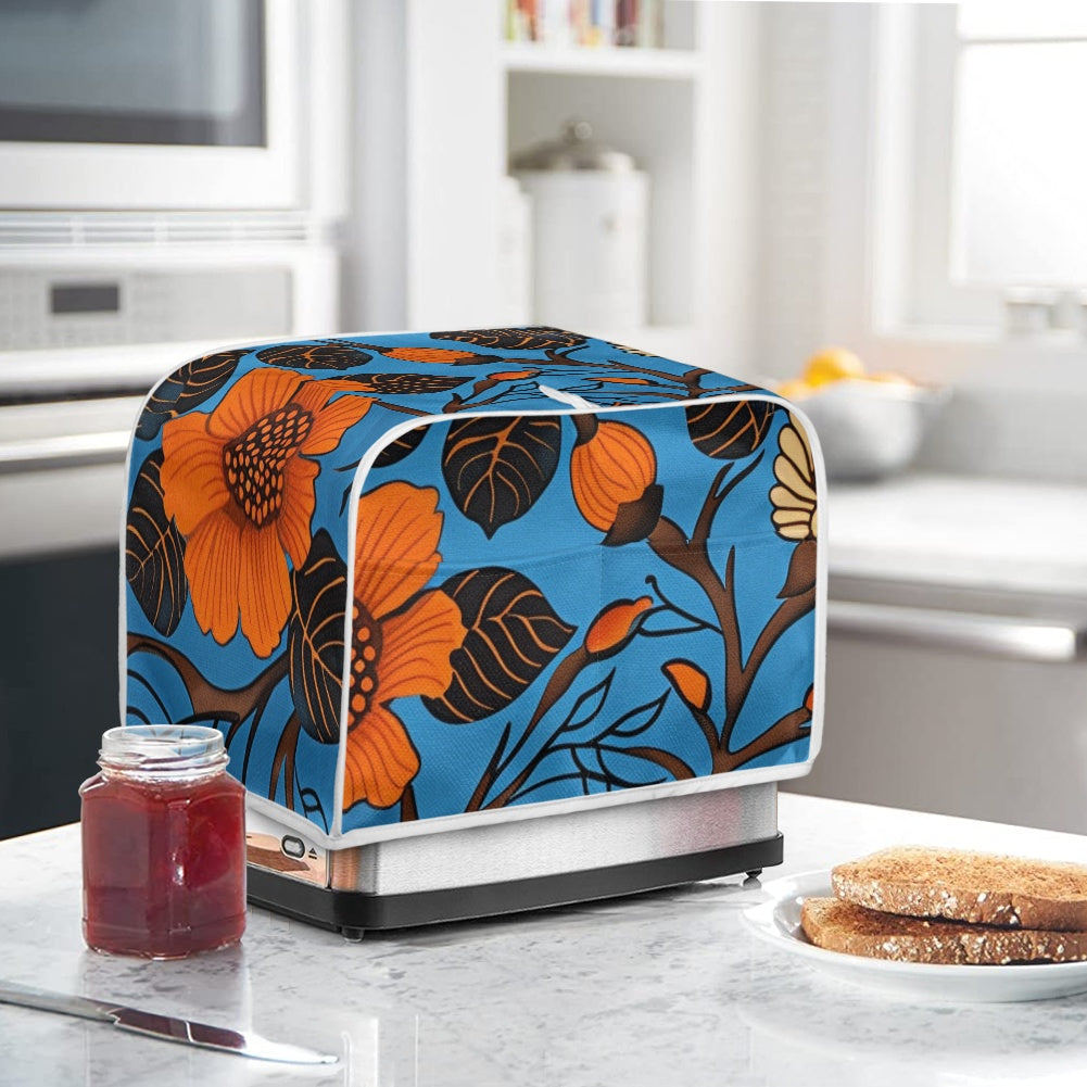 Elegant Adinkra-Inspired Fabric Collection -Toaster Cover - #2022