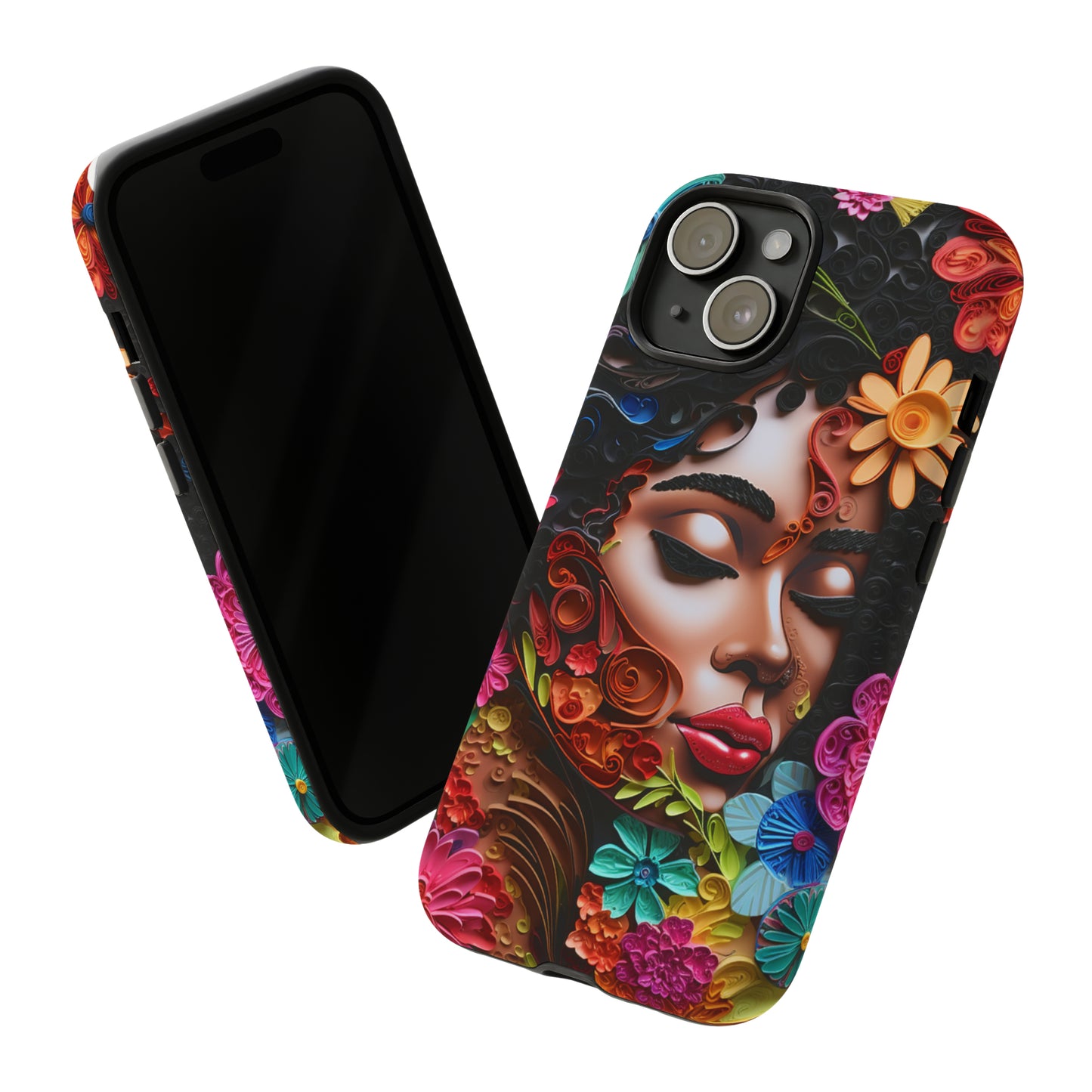 Tough Phone Cases - Black Girl Art - Velvet's