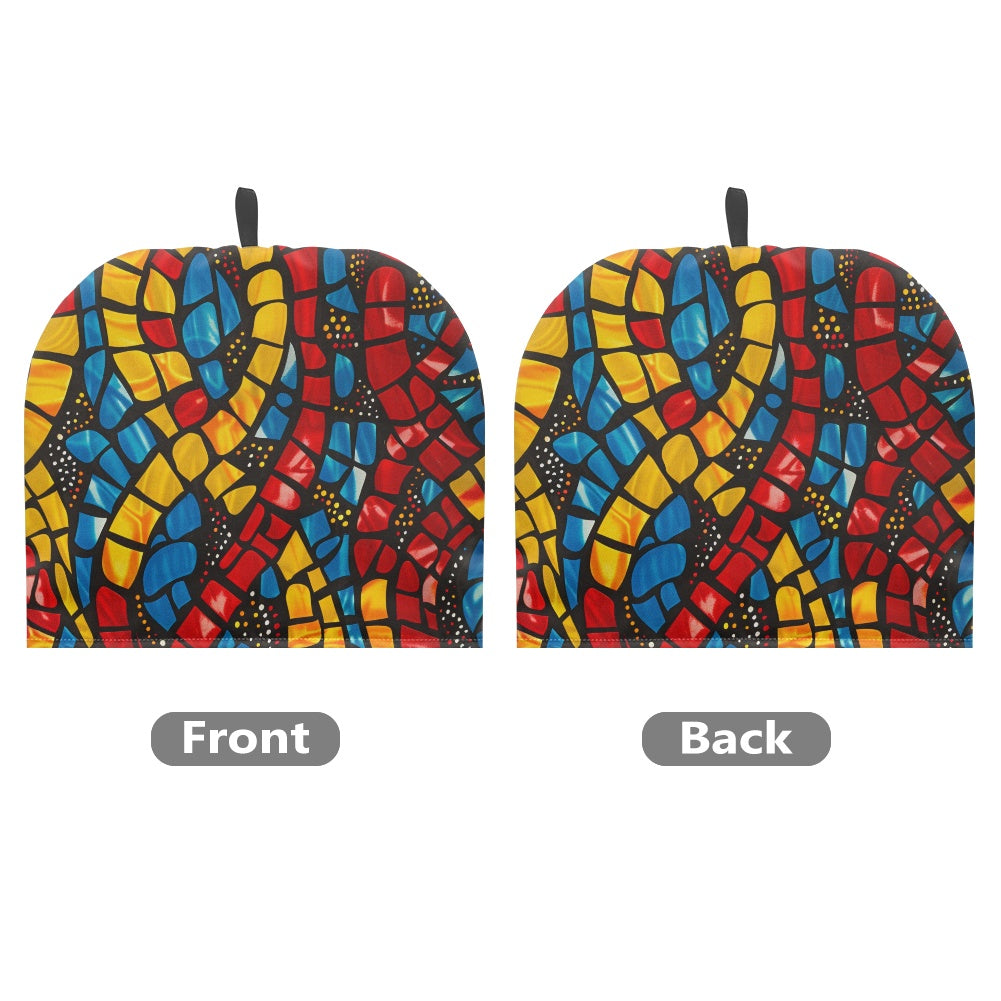 Cavcas Teapot Cover - Velvet's View - Elegant Adinkra-Inspired Fabric Collection -