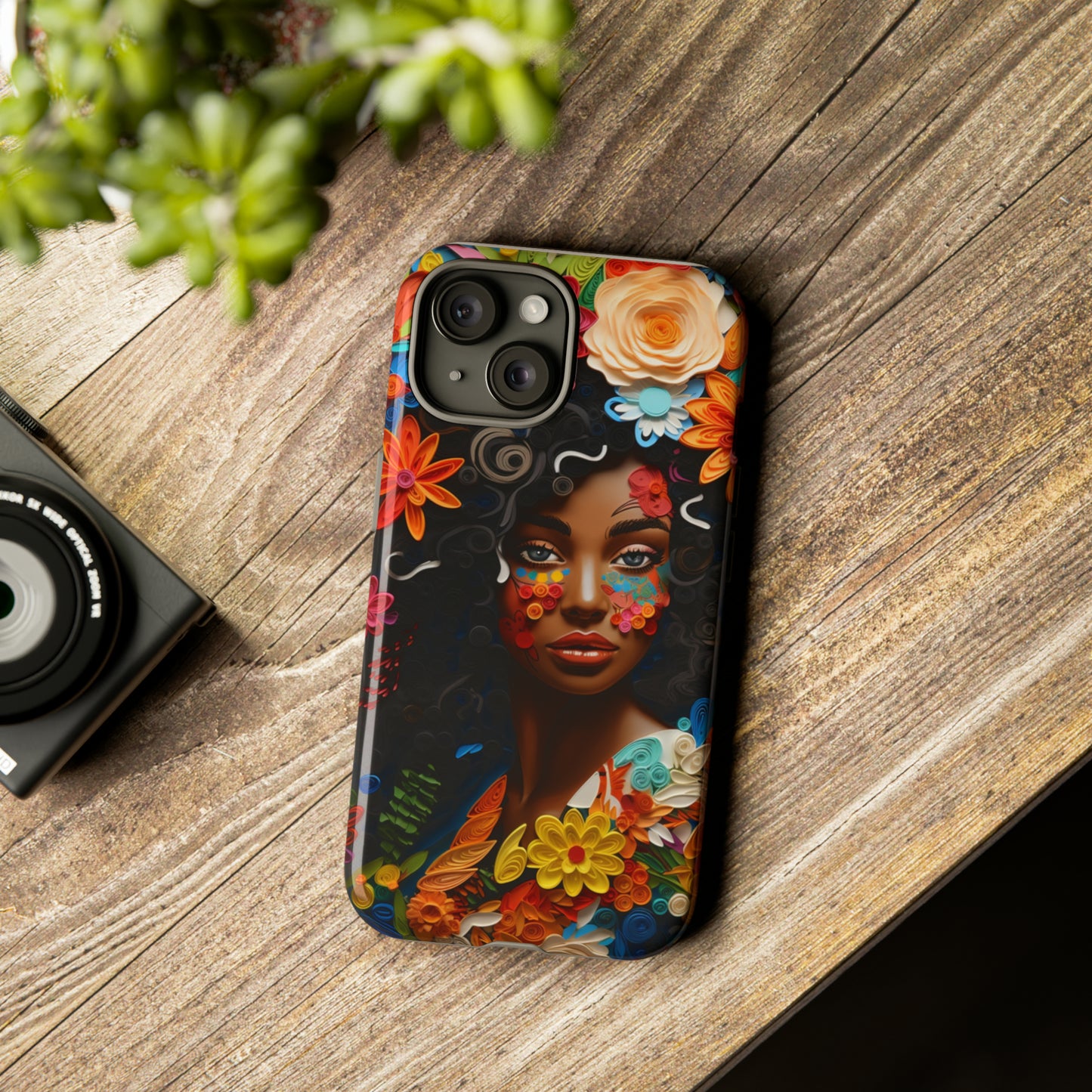 Tough Phone Cases - Black Girl Art - Velvet's