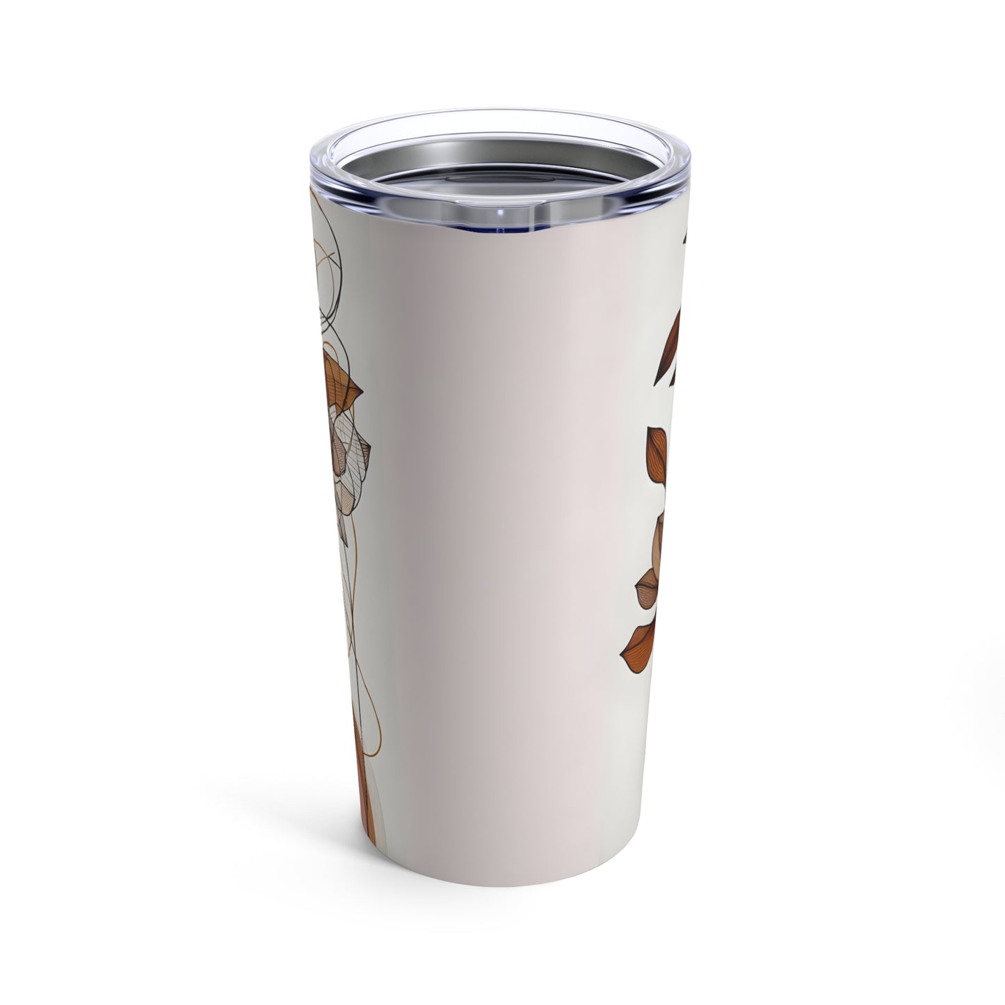 Tumbler 20oz - Black Girl Art - Velvet's View - Floral Whispers 604