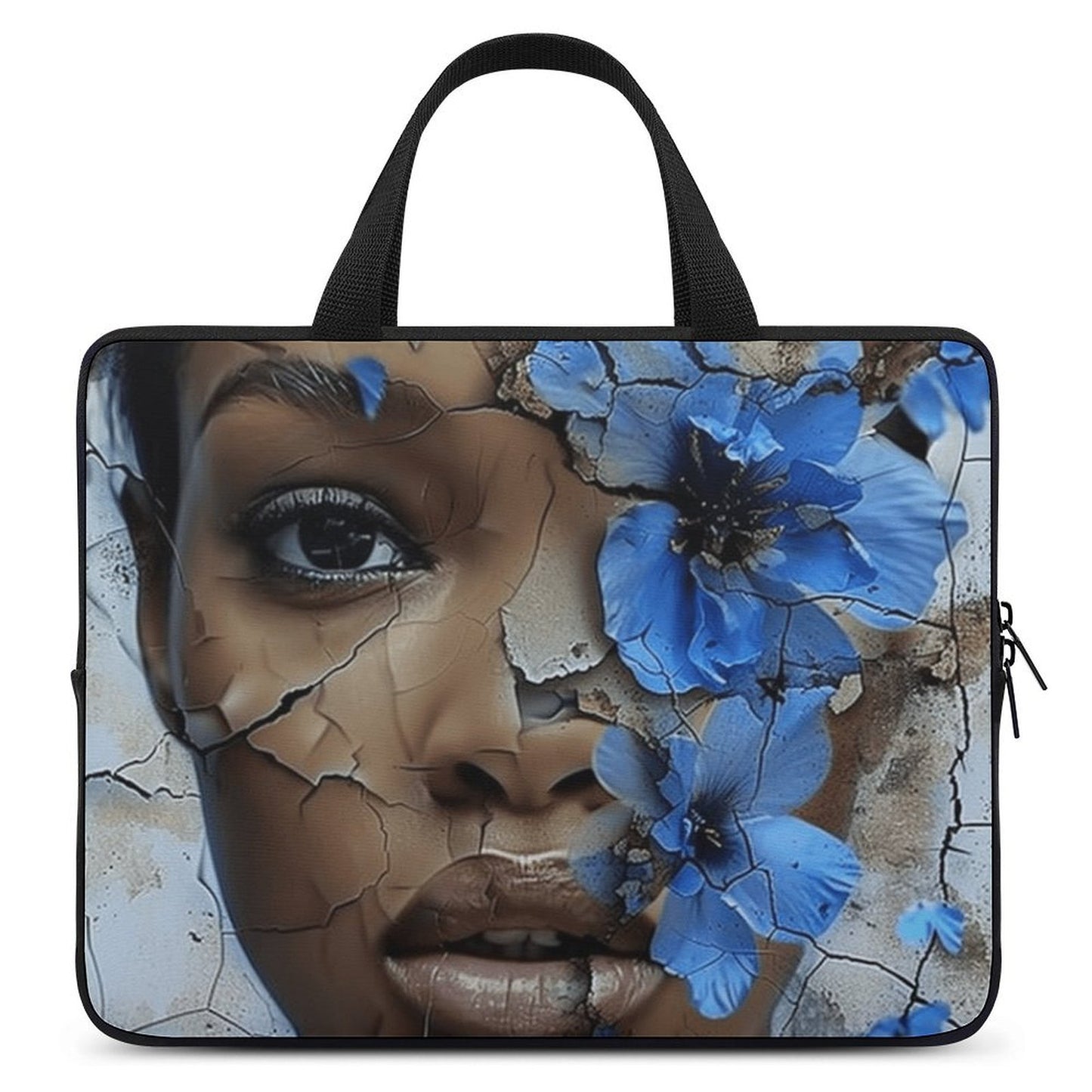 Laptop Bag - Black Girl Art - Velvet’s View - Artistic Laptop Covers Collection - Laptop Bag (Multiple Sizes) #2064