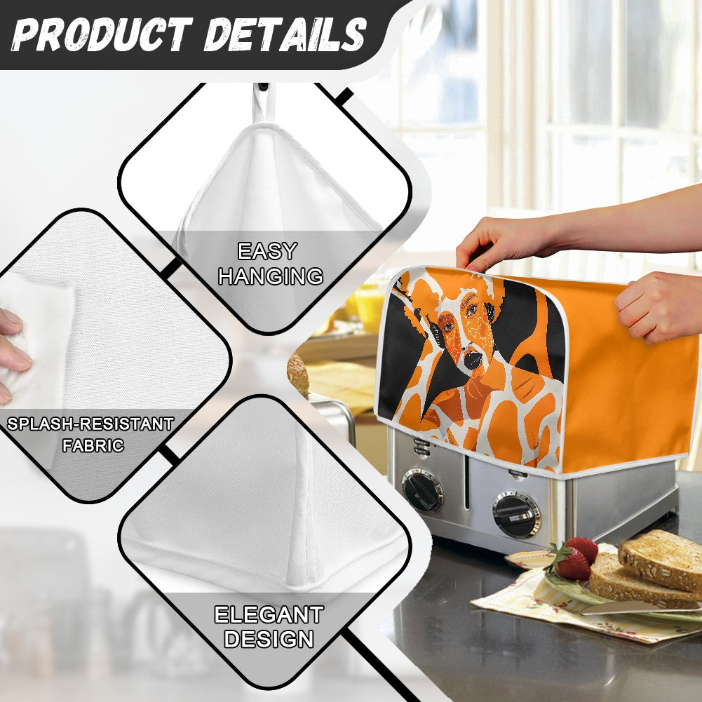 Toaster Cover - Velvet's View - Giraffe Essence - A Fusion of Nature and Elegance Collection