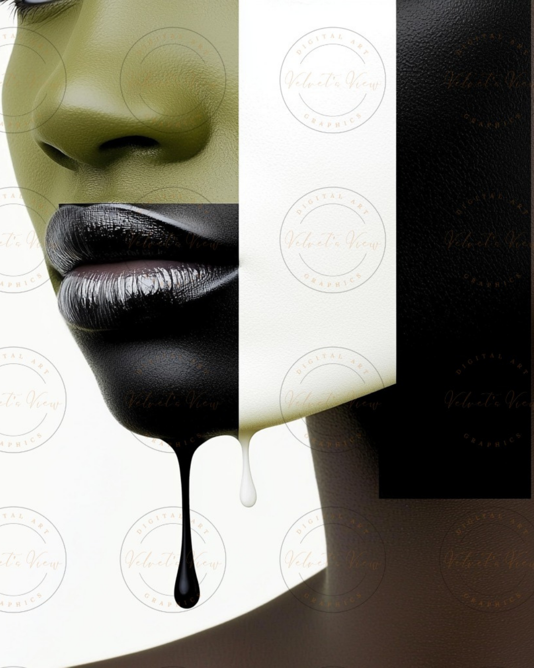 Black Girl Art - Velvet’s View - The Art of Abstract Elegance 623