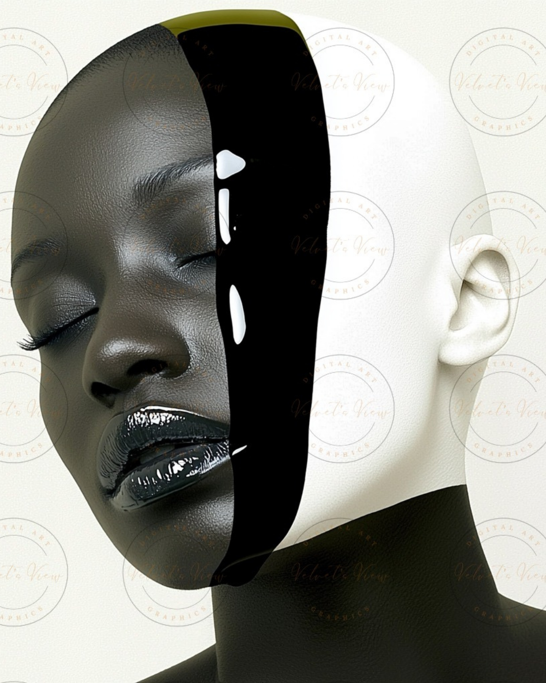 Black Girl Art - Velvet’s View - The Art of Abstract Elegance 624
