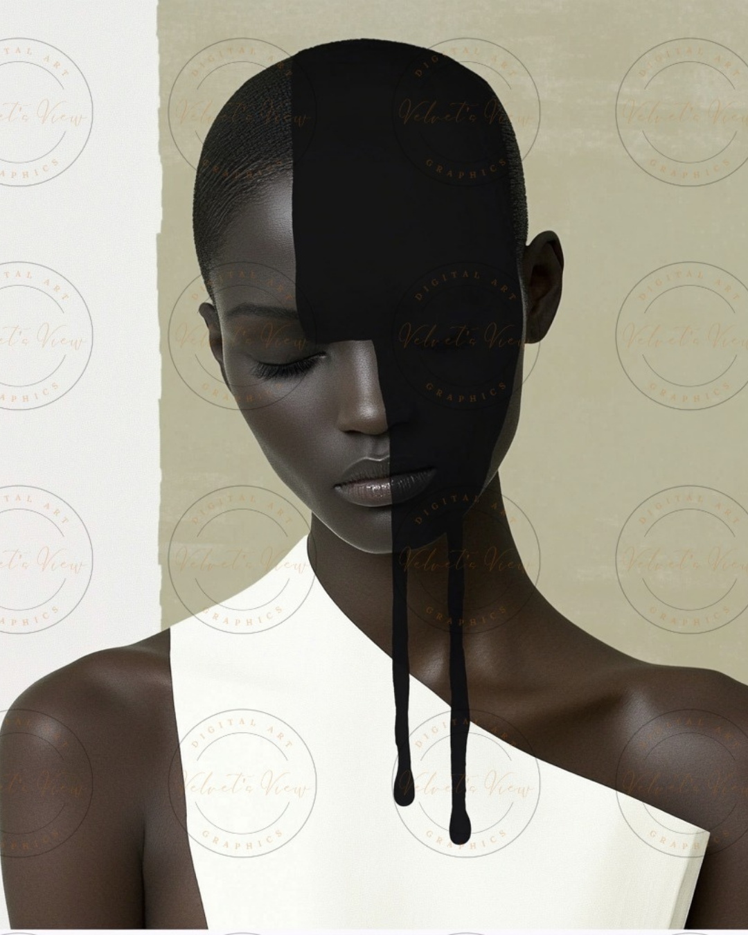 Black Girl Art - Velvet’s View - The Art of Abstract Elegance 626