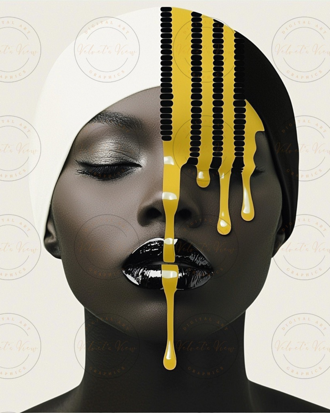 Black Girl Art - Velvet’s View - The Art of Abstract Elegance 627