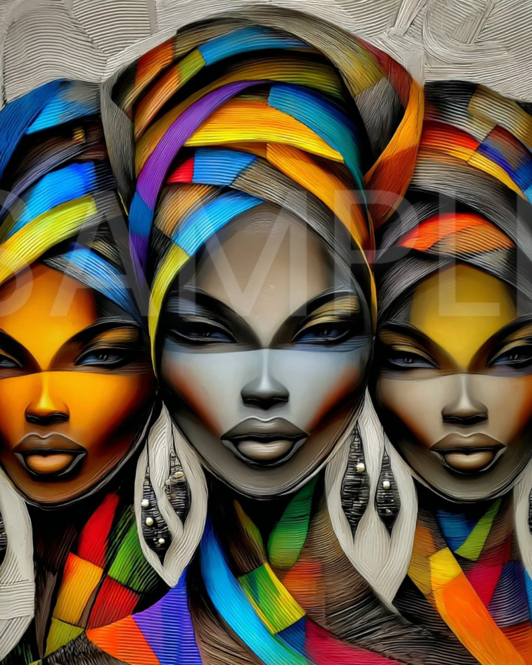 Urban Radiance: Afrocentric Digital Art Collection | Velvet's View - 459558