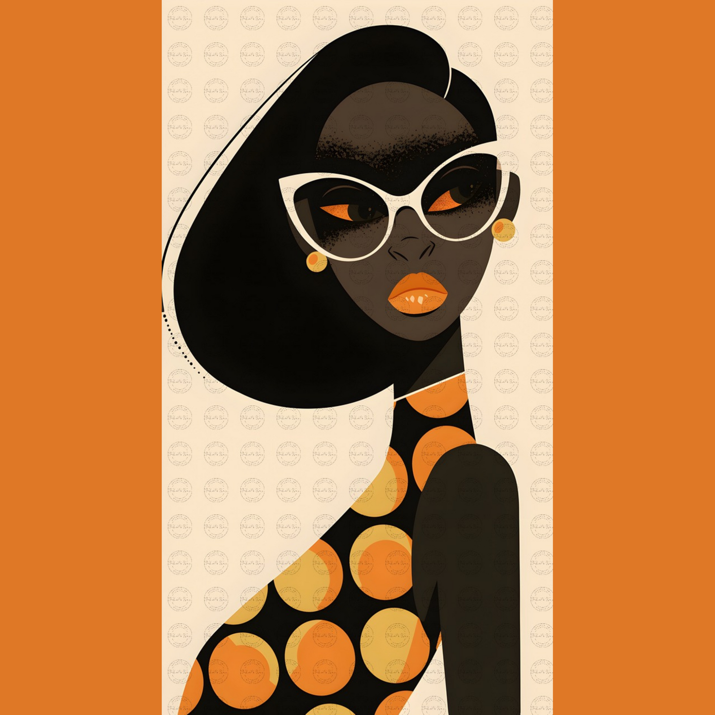 Digital Art - Silhouettes of Style: The Chic Series - #2016
