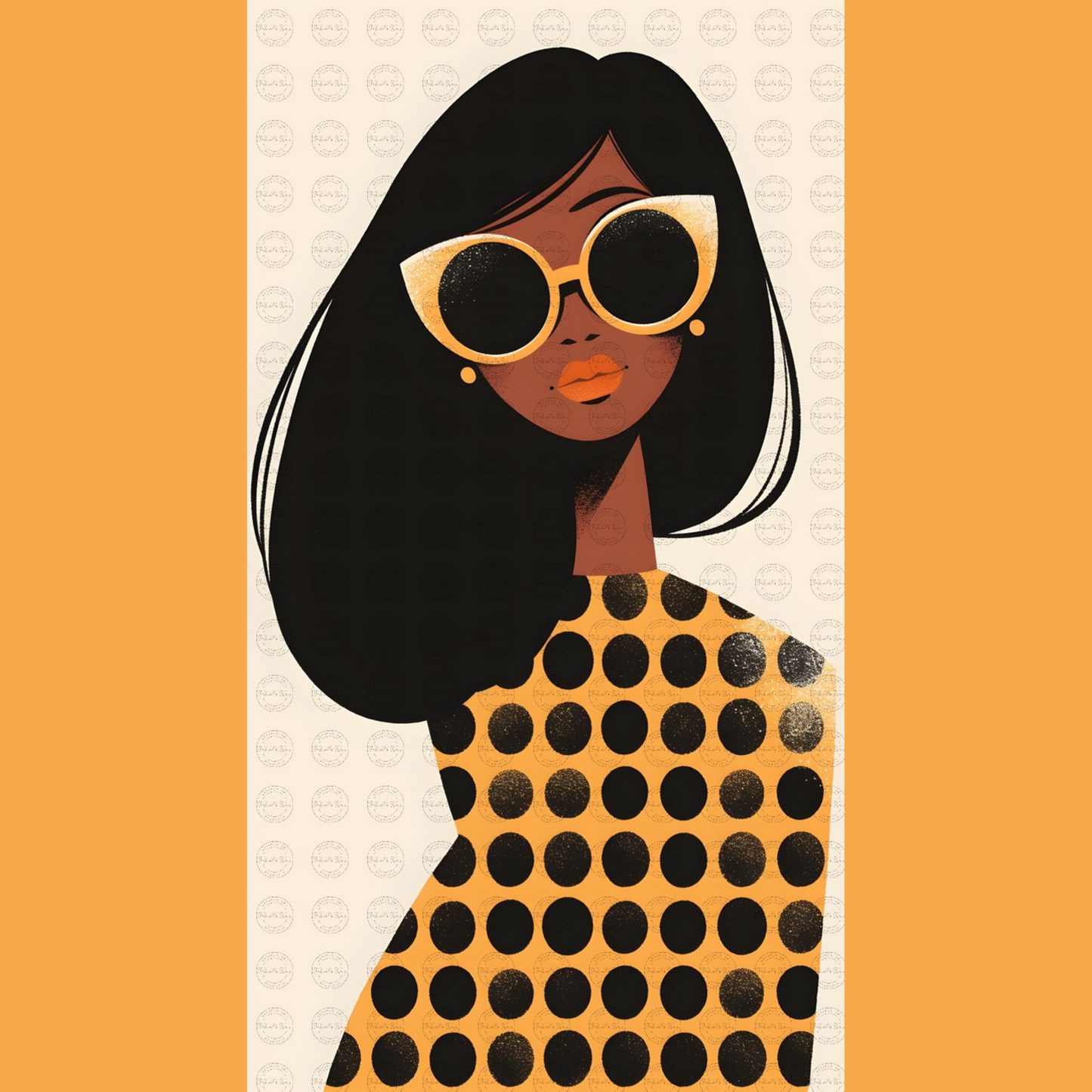 Digital Art - Silhouettes of Style: The Chic Series - #2017