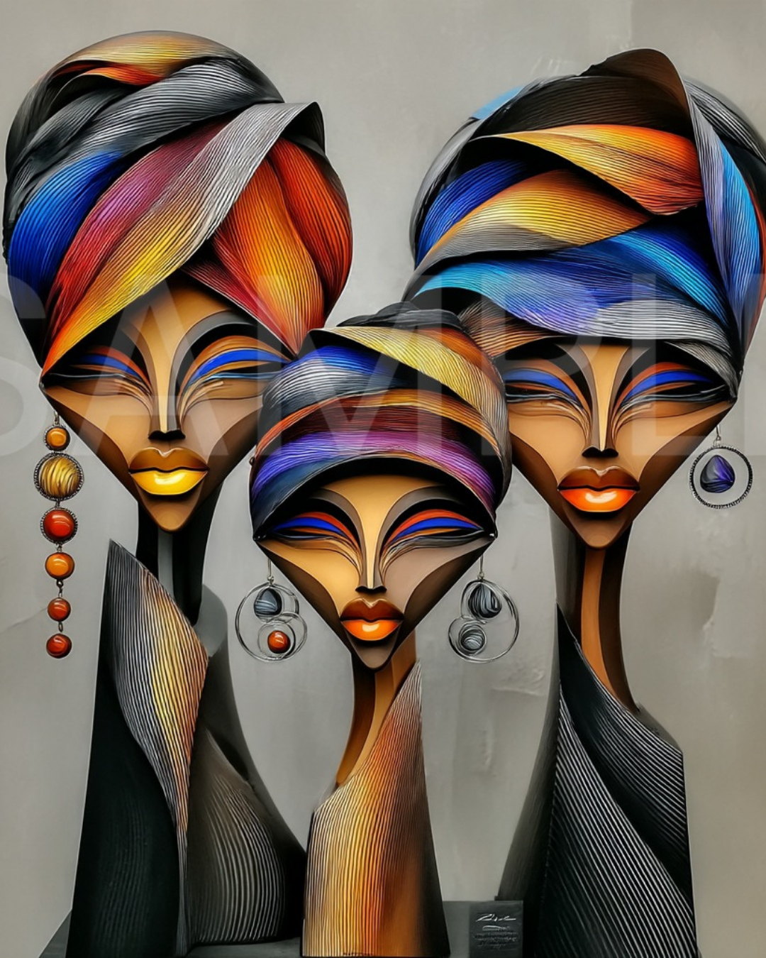Urban Radiance: Afrocentric Digital Art Collection | Velvet's View - 631225
