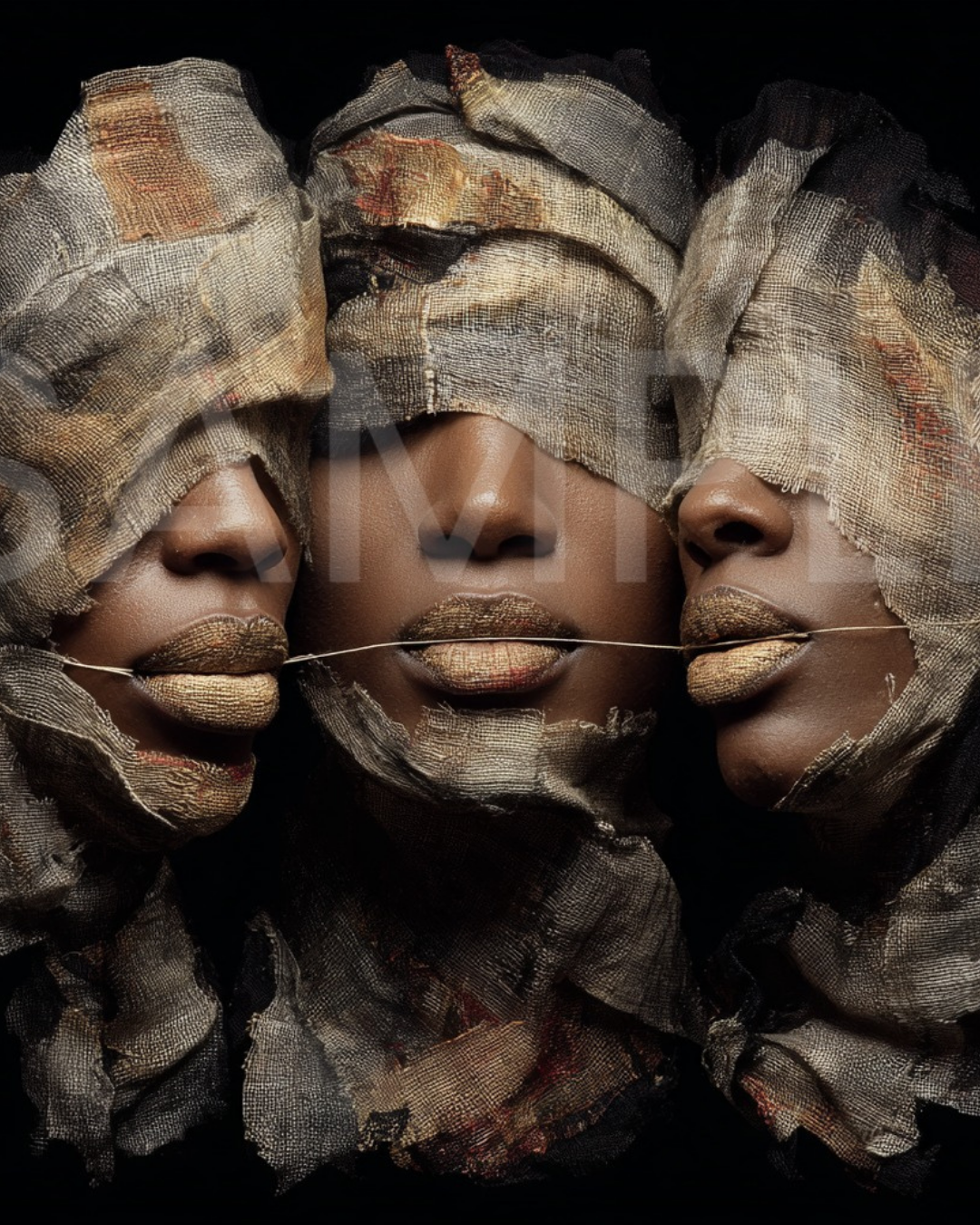 Speak Nothing, Whisper Something, Declare Everything – Bound Beauty Series -231411