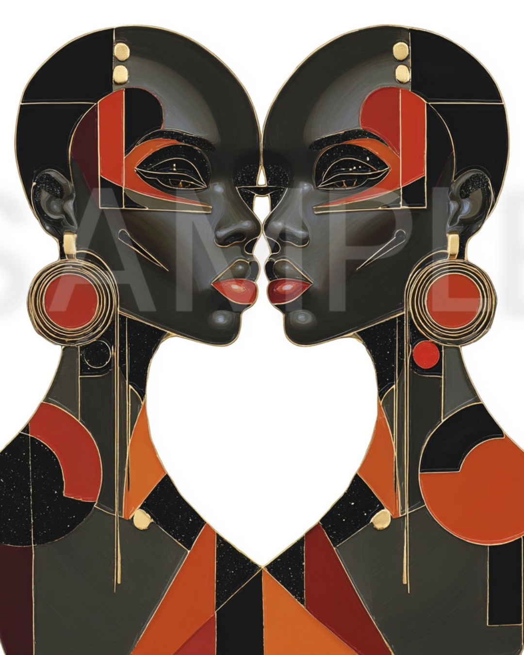 Fractured Royalty: Velvet Geometry – A Digital Art Collection from Velvet's View -798413