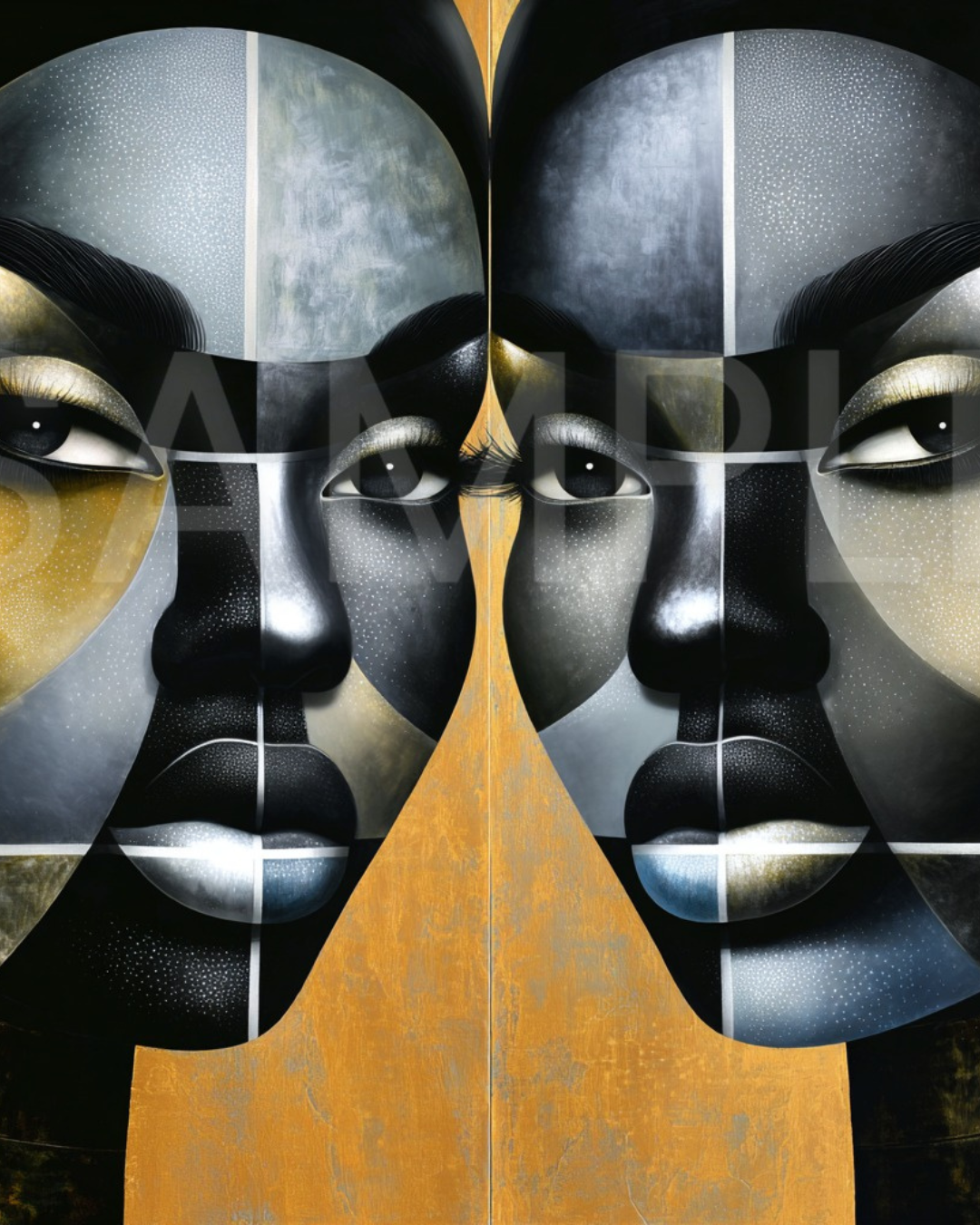 Fractured Royalty: Velvet Geometry – A Digital Art Collection from Velvet's View -798888