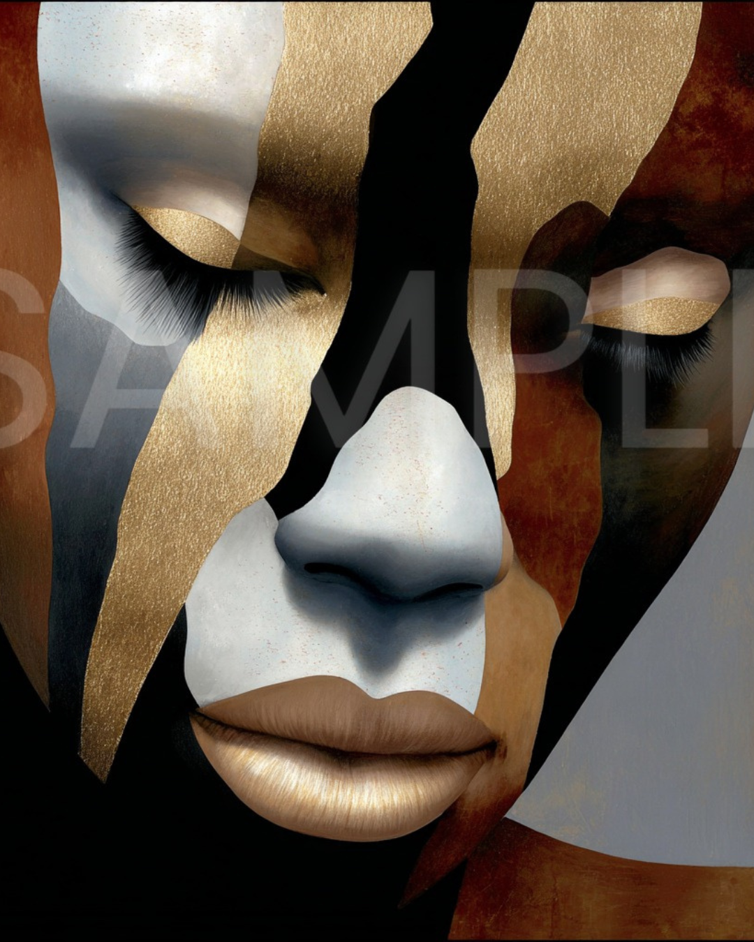 Fractured Royalty: Velvet Geometry – A Digital Art Collection from Velvet's View -780000