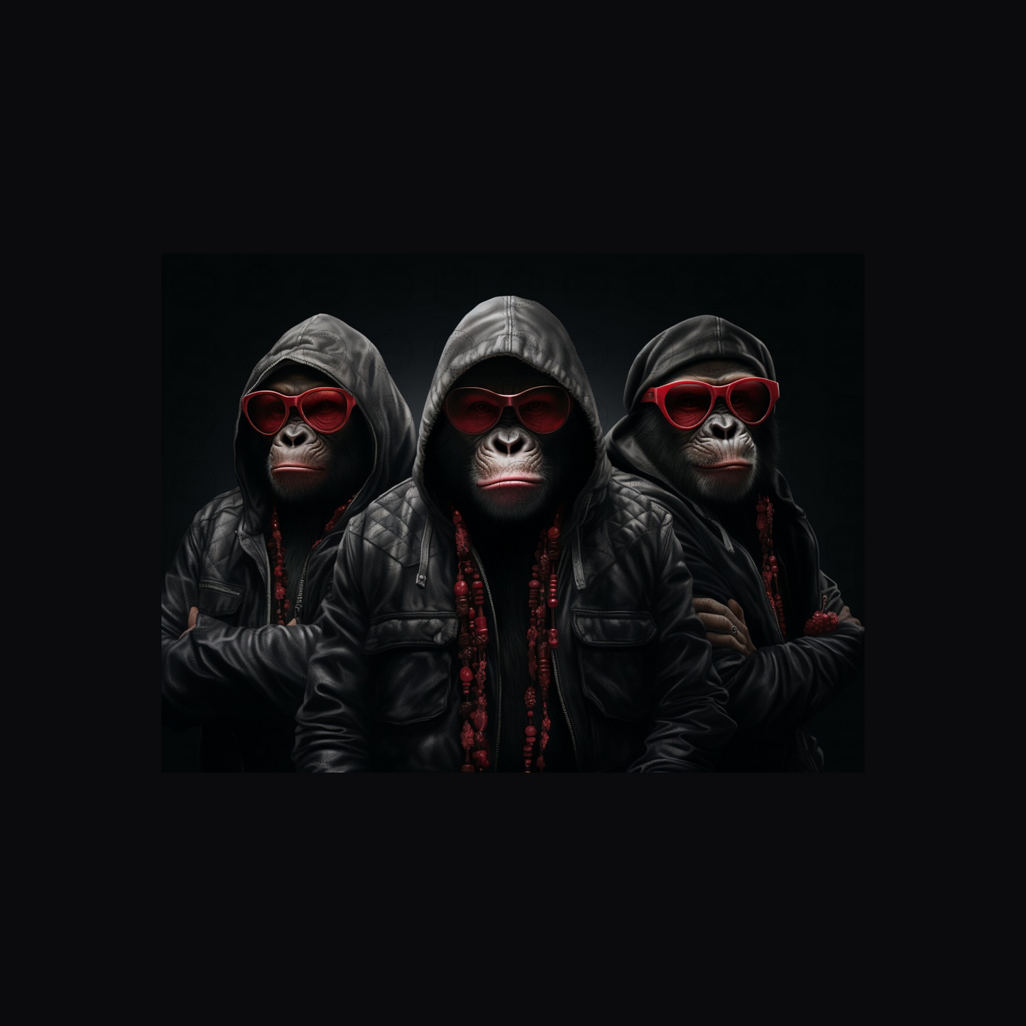 Digital Art - Primates with Panache - #2013