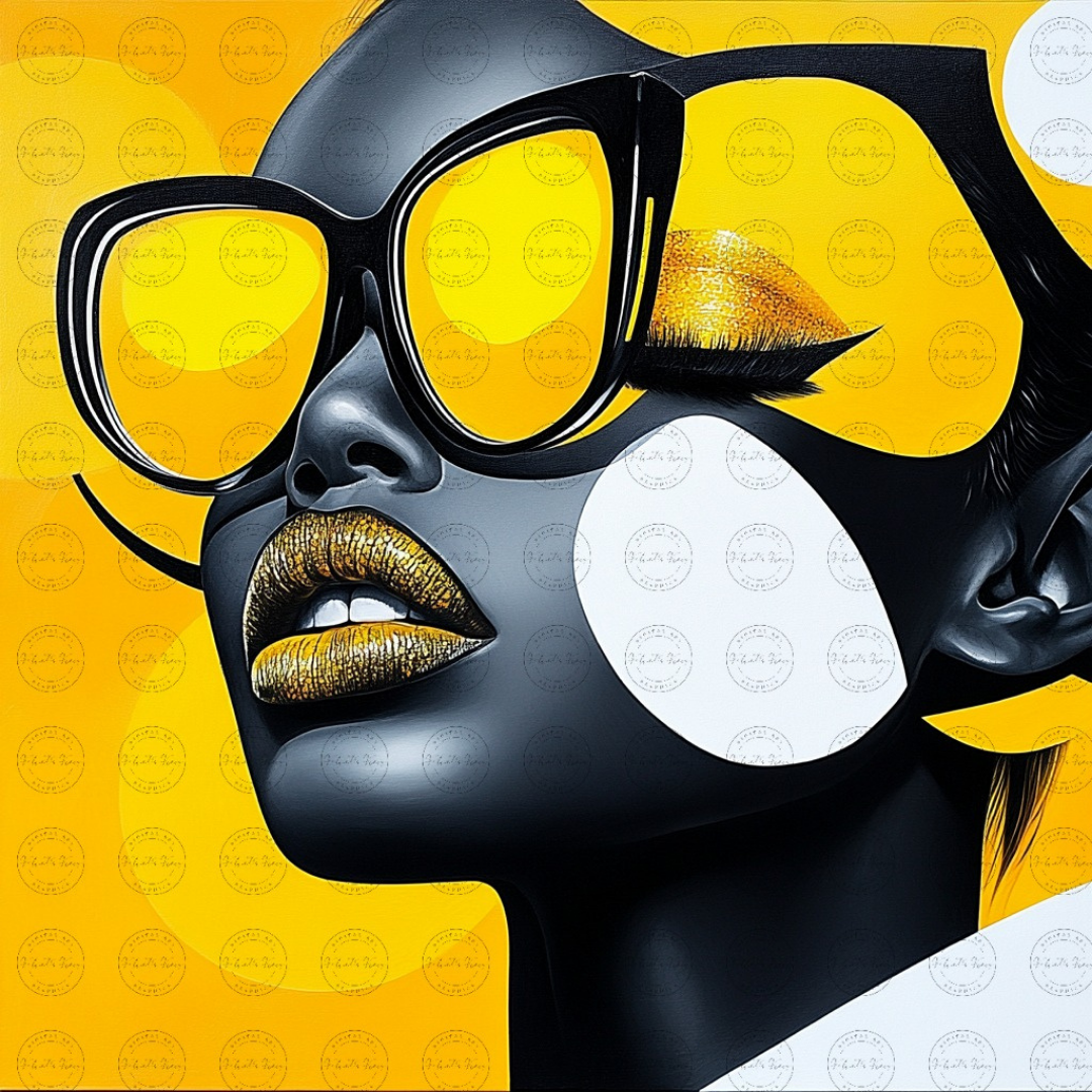 Black Girl Art - Velvets View Digital Art - Afrofuturistic Elegance - Shades of Beauty 212