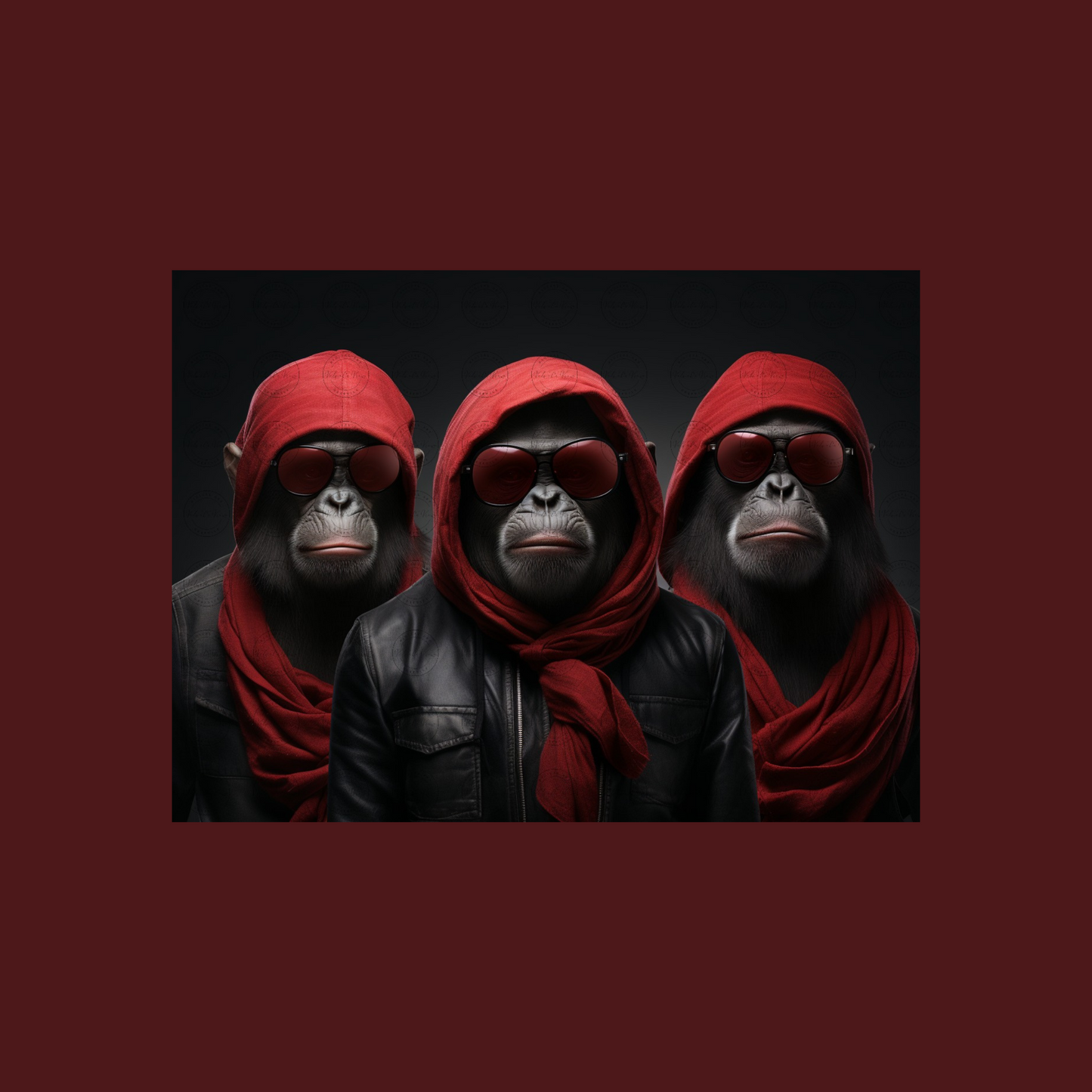 Digital Art - Primates with Panache - #2014