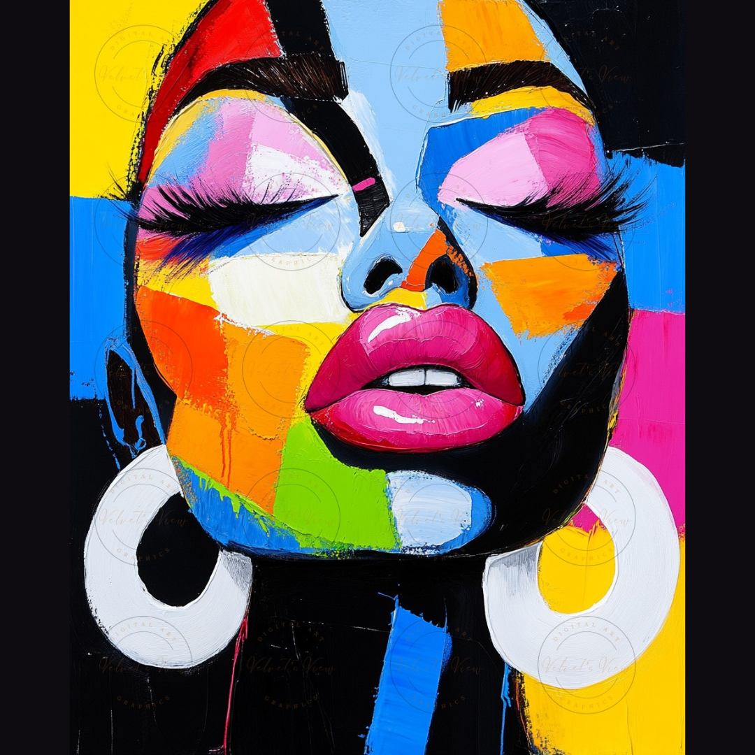 Black Girl Art - Velvets View Digital Art - Bold Hue - The Essence of Vibrancy 316