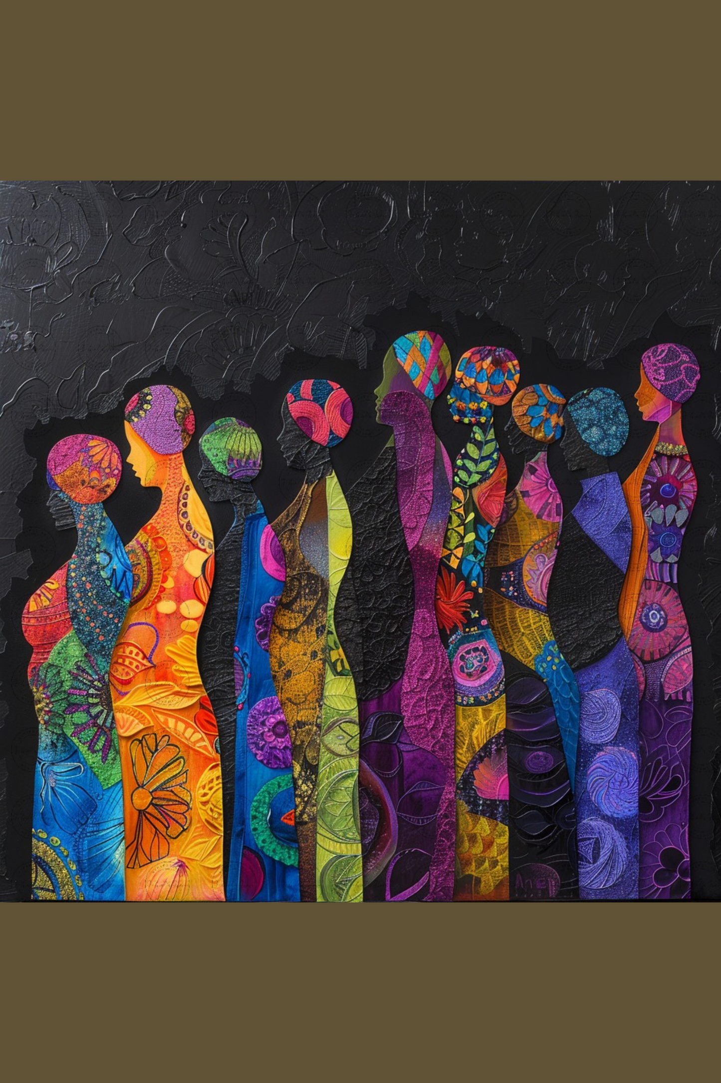 Digital Art - Vibrant Rhythms: The Essence of African Splendor - #2011