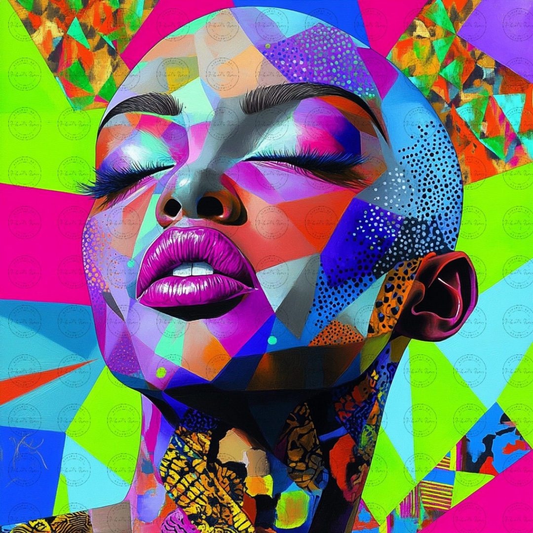 Black Girl Art - Velvets View Digital Art - Radiance Reimagined - Vibrant Elegance in Motion 626